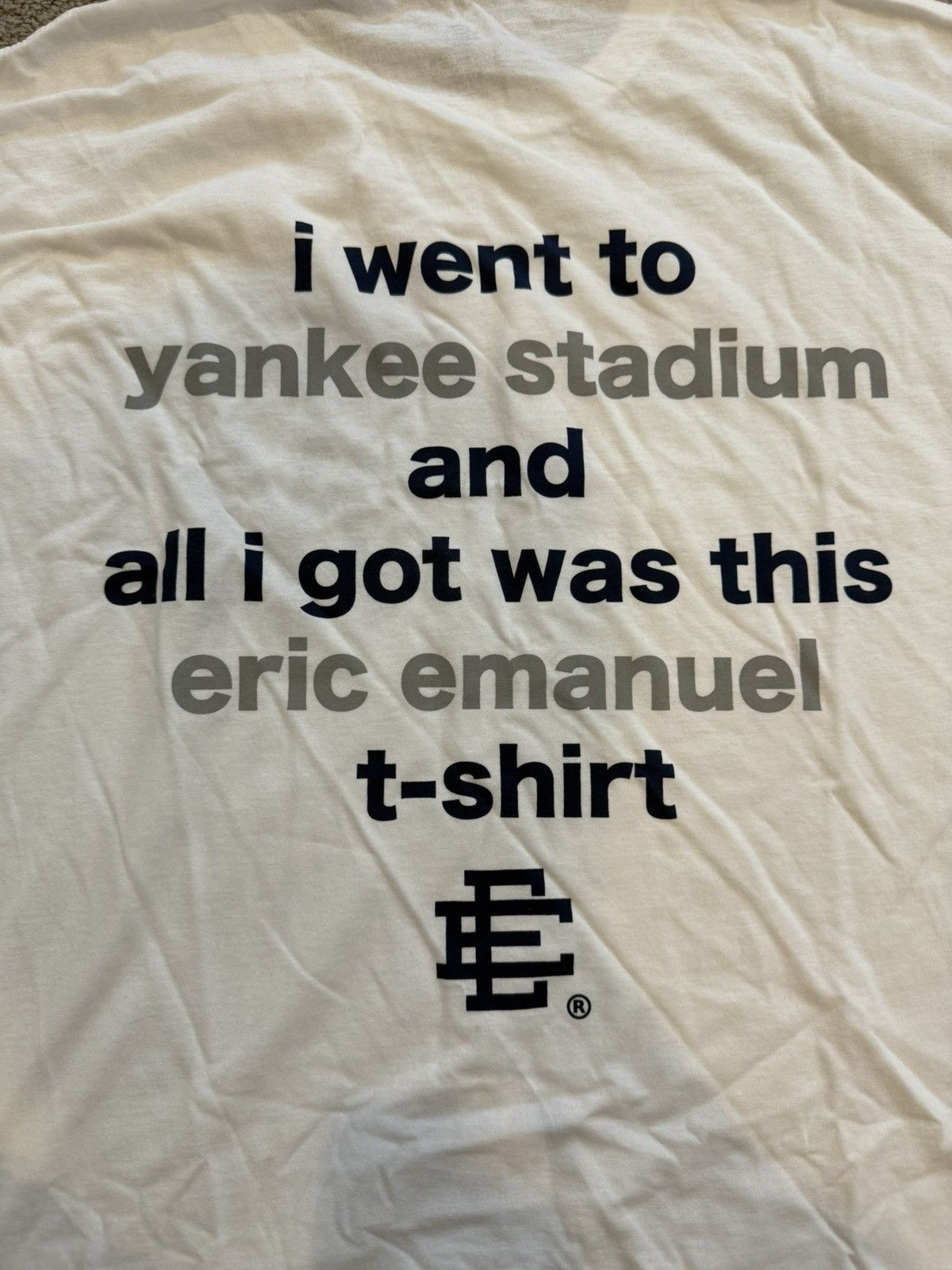 Eric Emanuel × MLB Eric Emanuel X MLB NY Yankees Tee Shirt XL Size US XL / EU 56 / 4 - 4 Thumbnail