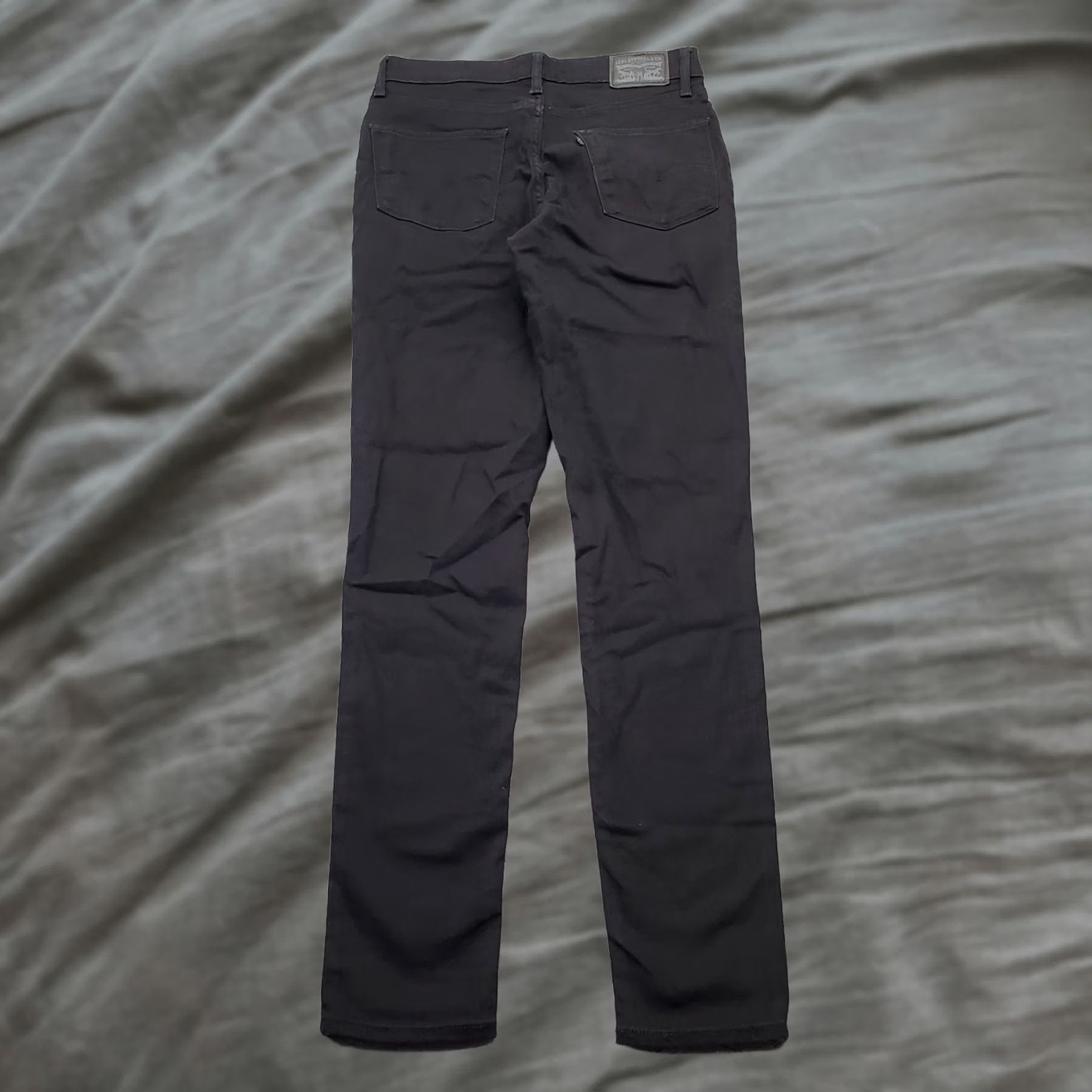 Levi's Levi's 721 Jeans Womens 27 Black Denim Stretch High Rise Distressed Skinny Leg Jeans Size 27" / US 4 / IT 40 - 1 Thumbnail
