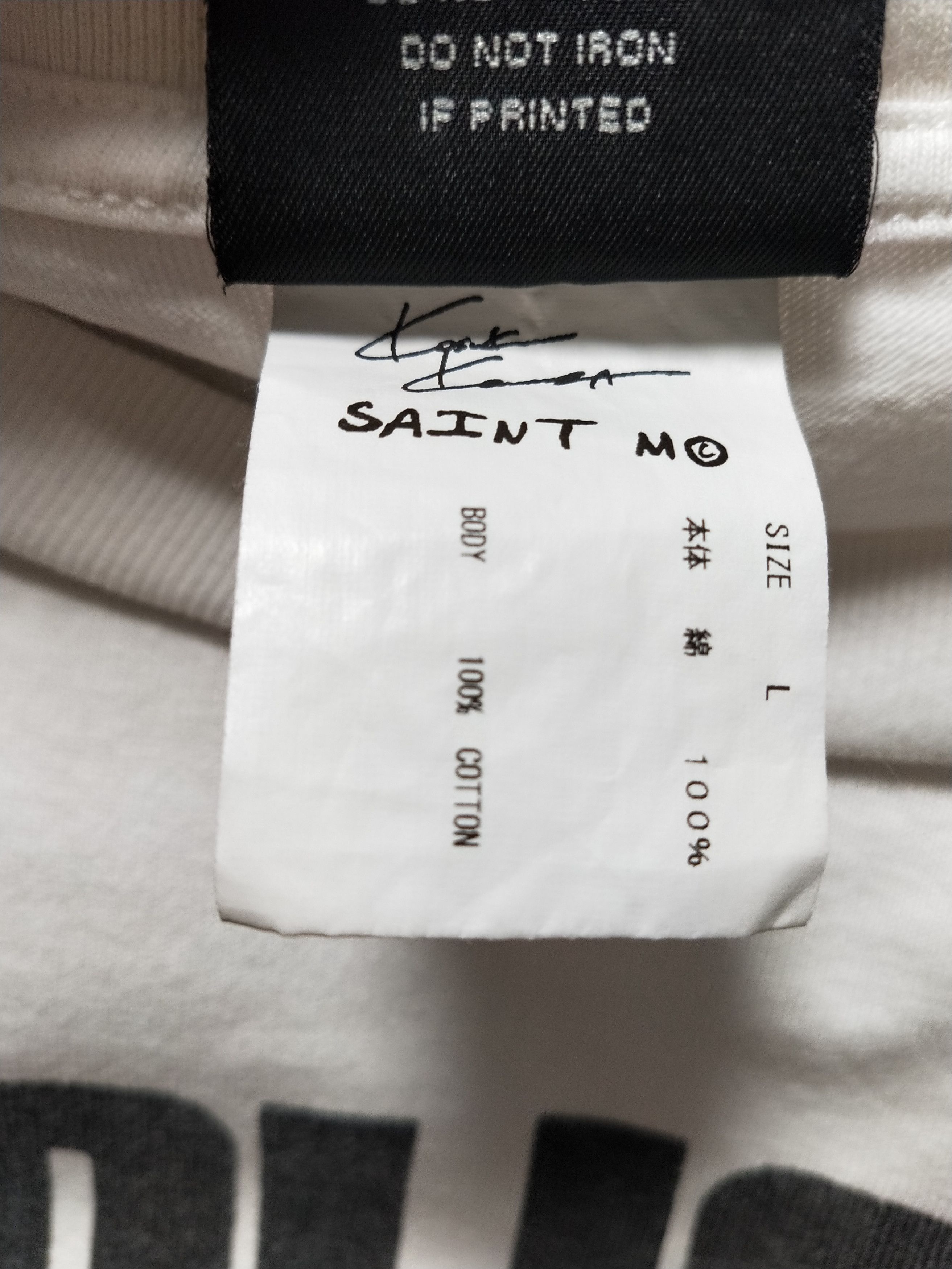Saint Michael Kosuke Kawamura 'Complicated' Jesus L/S Tee Size US L / EU 52-54 / 3 - 5 Thumbnail