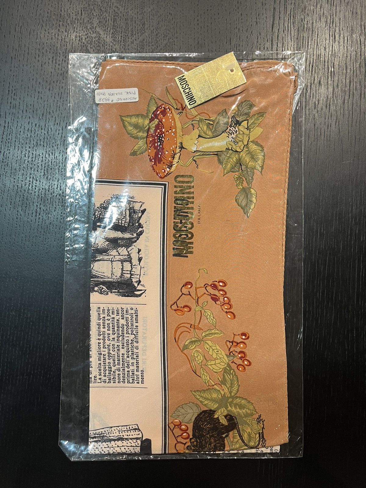 Moschino Moschino Vintage Italian Silk Scarf Size ONE SIZE - 5 Thumbnail