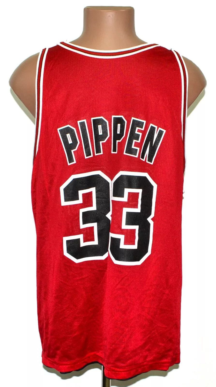 Champion NBA CHICAGO BULLS SHIRT #33 PIPPEN CHAMPION SIZE 48 (XL) Size US XL / EU 56 / 4 - 4 Thumbnail
