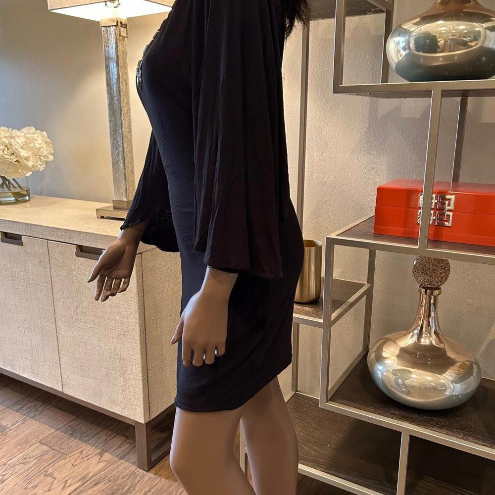 Iro IRO Wing Sleeve Dress in Black Size M / US 6-8 / IT 42-44 - 7 Thumbnail