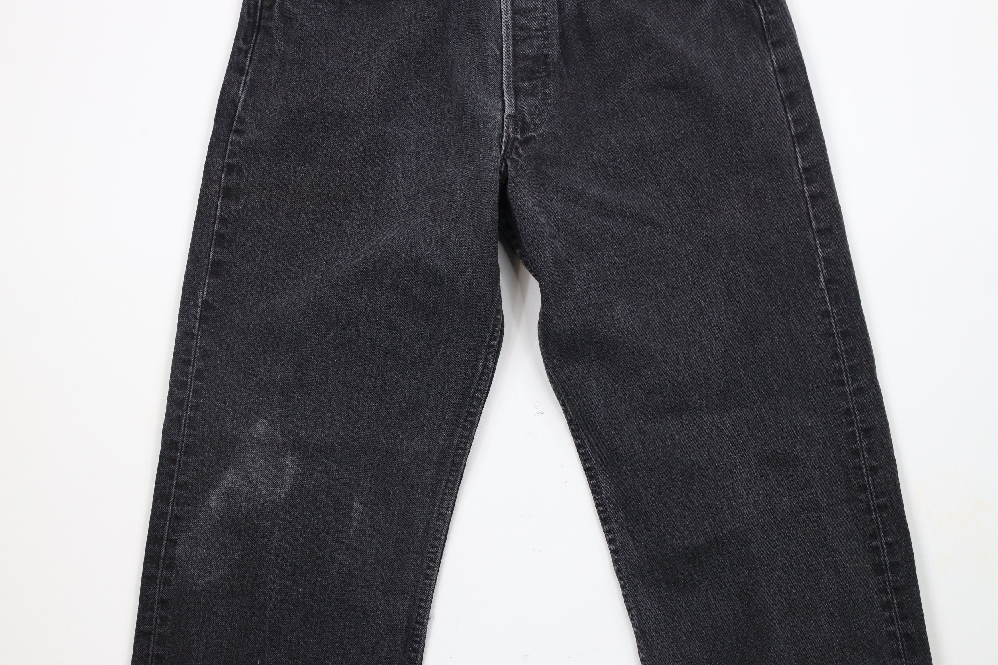 Levi's × Vintage Vintage 90s Levis 501xx Fit Button Fly Jeans Black USA Size US 32 / EU 48 - 3 Thumbnail