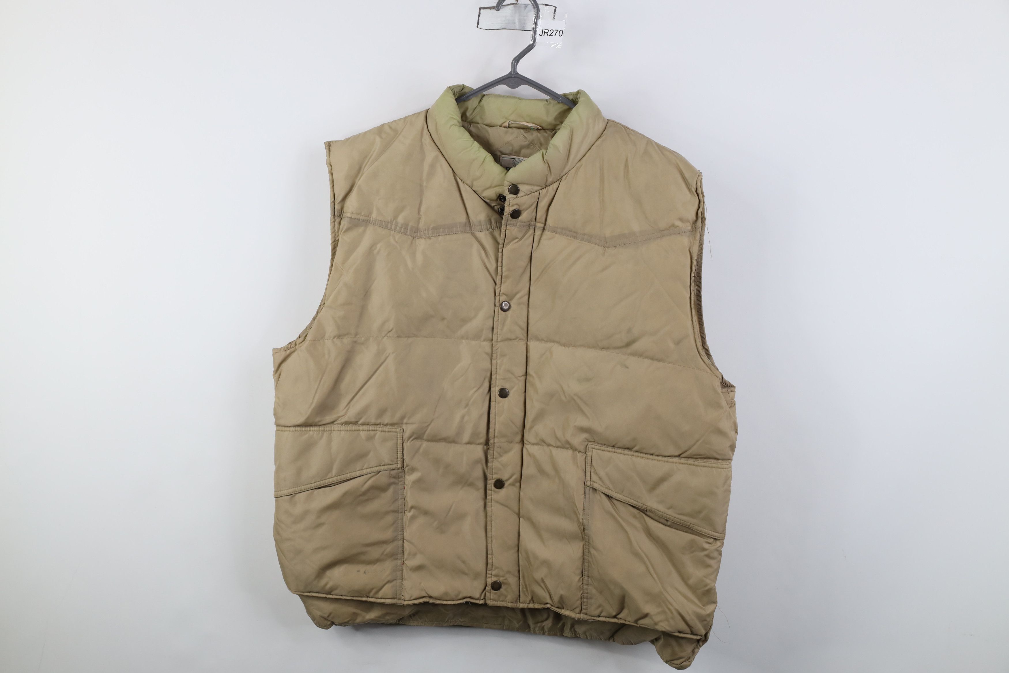 Vintage Vintage 70s 80s Streetwear Duck Down Puffer Vest Jacket Size US XXL / EU 58 / 5 - 1 Thumbnail