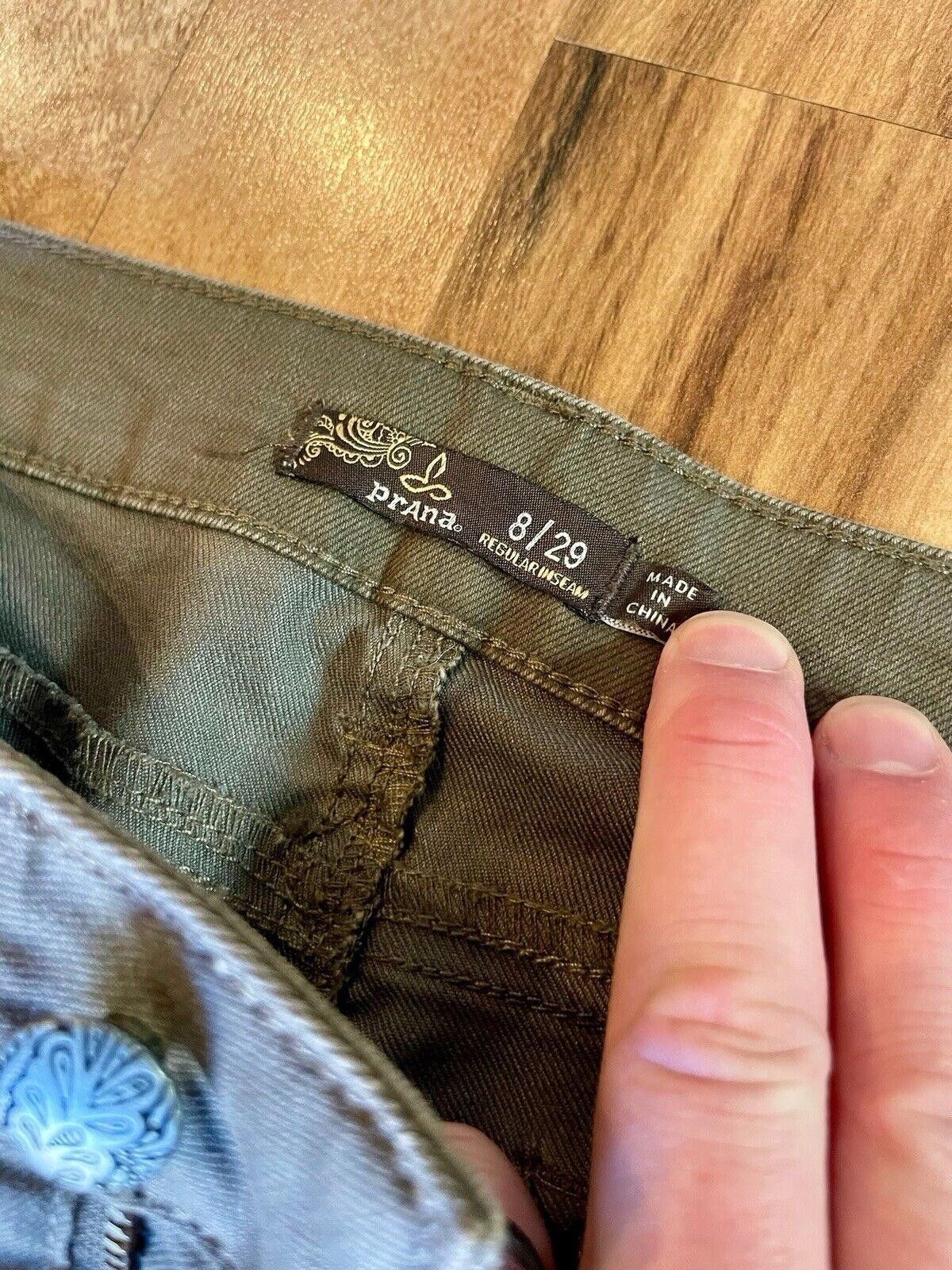Prana Prana Green Jeans Pants women Sz 8/29 (A1) Size 30" / US 8 / IT 44 - 3 Thumbnail