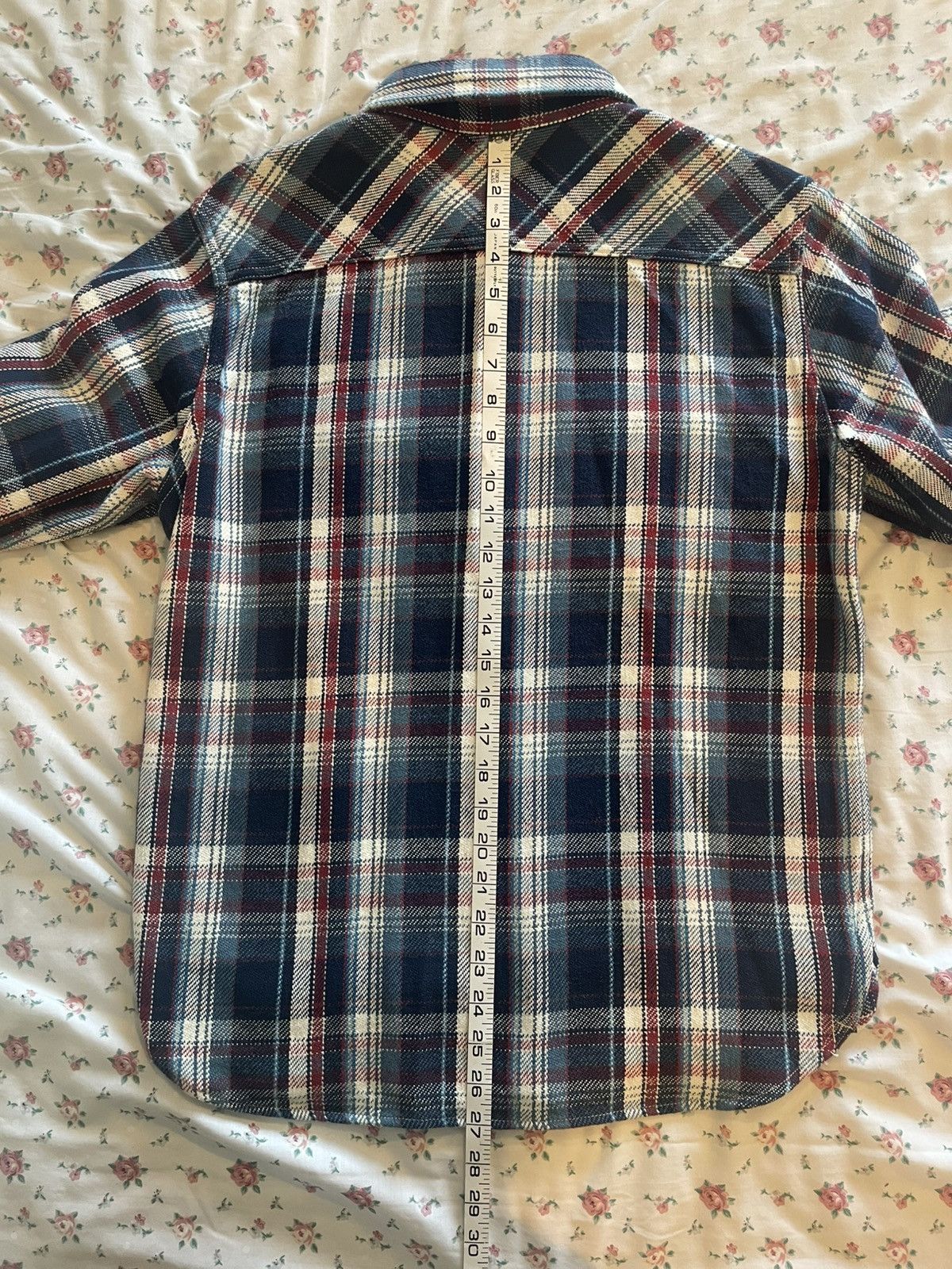 UES Japan UES Heavy Flannel Shirt - Navy Size US S / EU 44-46 / 1 - 15 Thumbnail