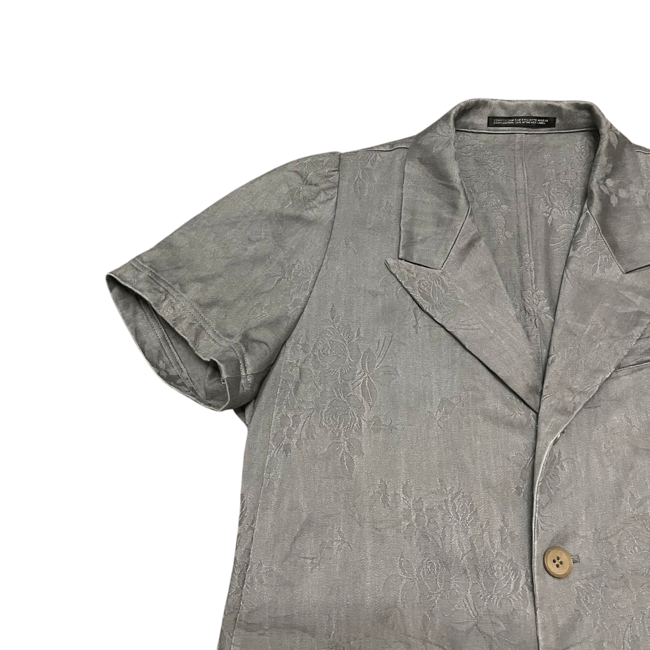 Yohji Yamamoto SS08 Yohji Yamamoto Floral Short Sleeve Jacket Size S / US 4 / IT 40 - 3 Thumbnail
