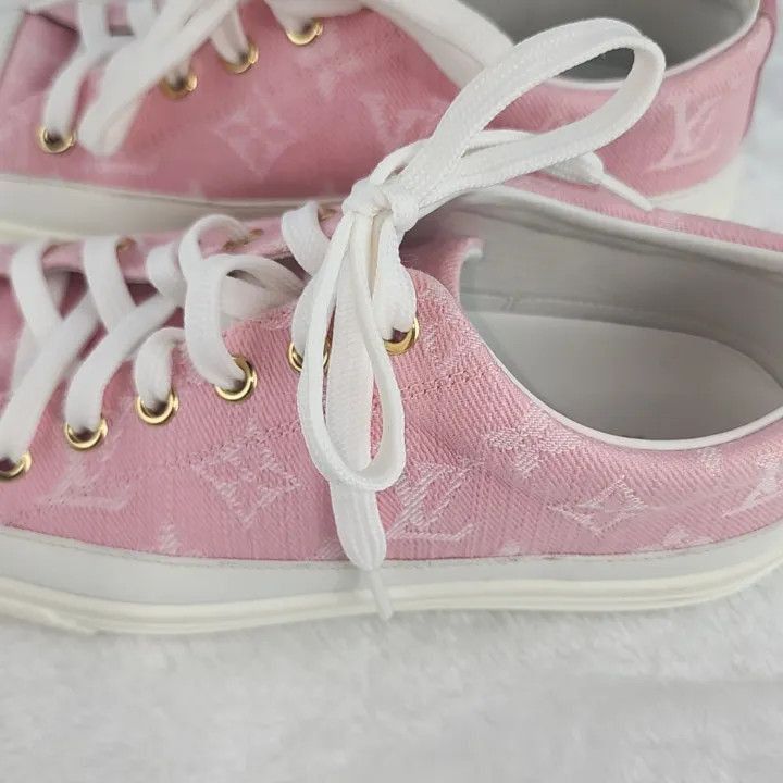 Louis Vuitton Louis Vuitton Stellar Low-Top Pink Sneakers -2508 Size US 6 / IT 36 - 6 Thumbnail