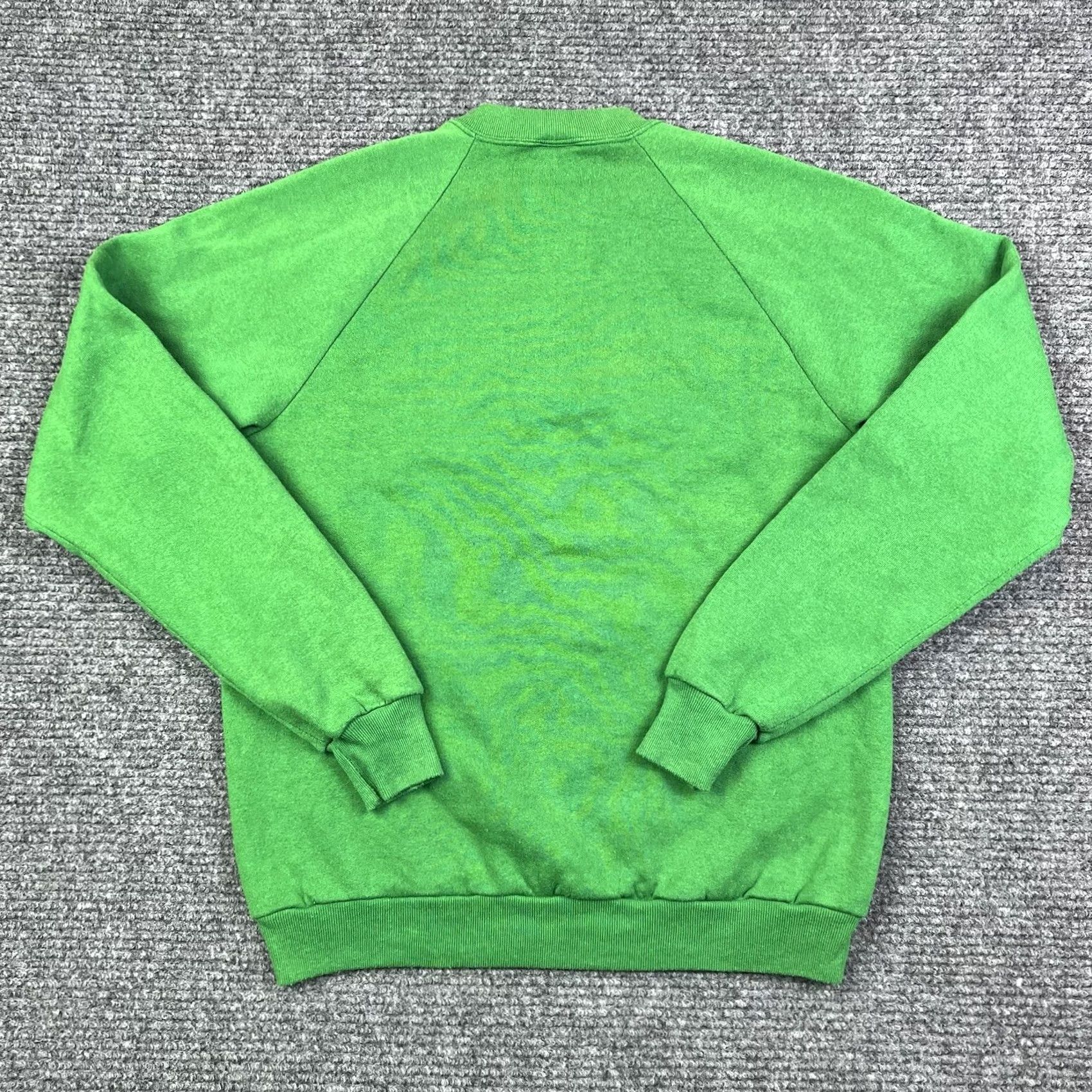 Jerzees VINTAGE Jerzees Booster Club Raglan Crewneck Sweatshirt M Green 90s Graphic Print Mens Medium Size US M / EU 48-50 / 2 - 3 Thumbnail