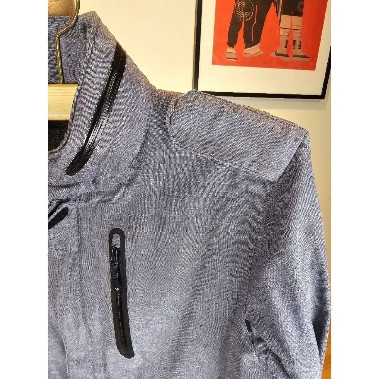 Nike VINTAGE NIKE WINDBREAKER JACKET MILITARY STYLE SZ MEDIUM NAVY BLUE Mens Windbreaker Jacket 90s Style Size US M / EU 48-50 / 2 - 7 Thumbnail