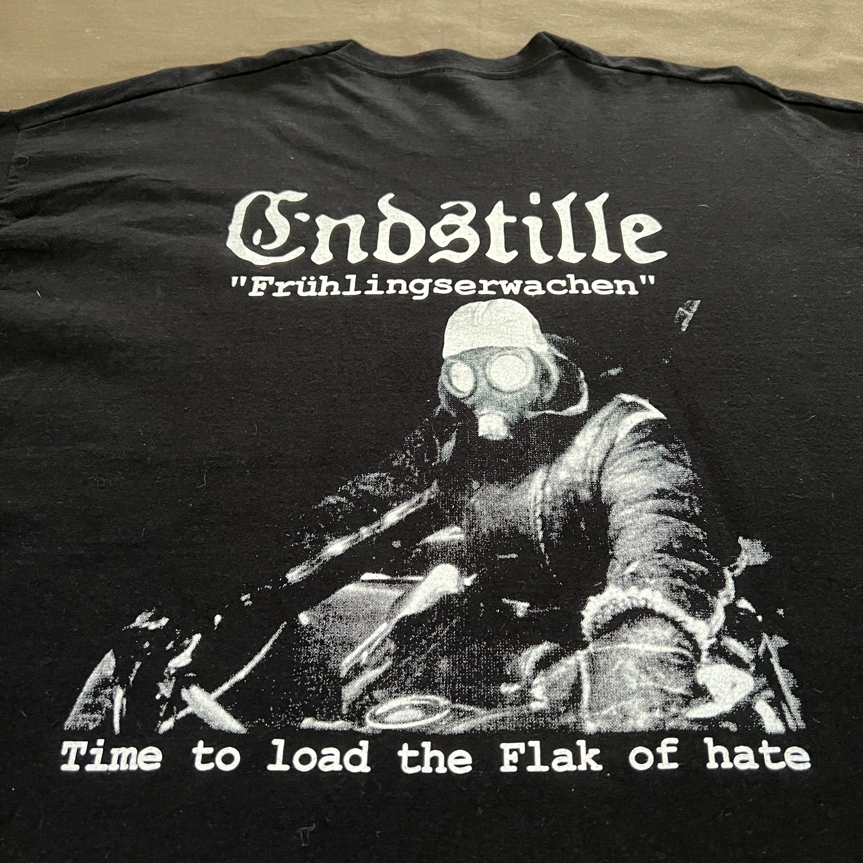 Band Tees × Vintage Vintage Endstille Chernobyl Black Metal Promo Tee XL Size US XL / EU 56 / 4 - 1 Thumbnail