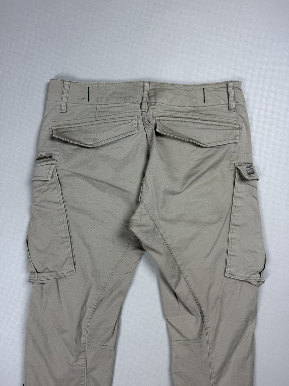 Designer G Star Raw Rovic Zip 3D Tapered Cargo Pants Trousers Size US 29 - 23 Thumbnail