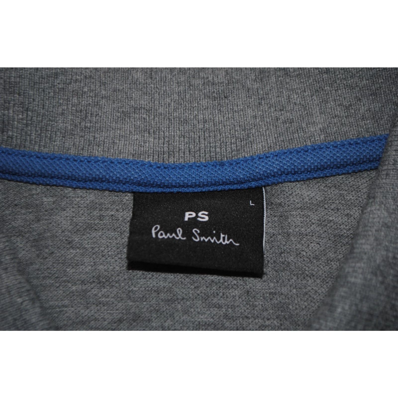 Paul Smith PAUL SMITH PS ZEBRA POLO SHIRT MENS SIZE L GRAY COTTON SHORT SLEEVE Size US L / EU 52-54 / 3 - 3 Thumbnail