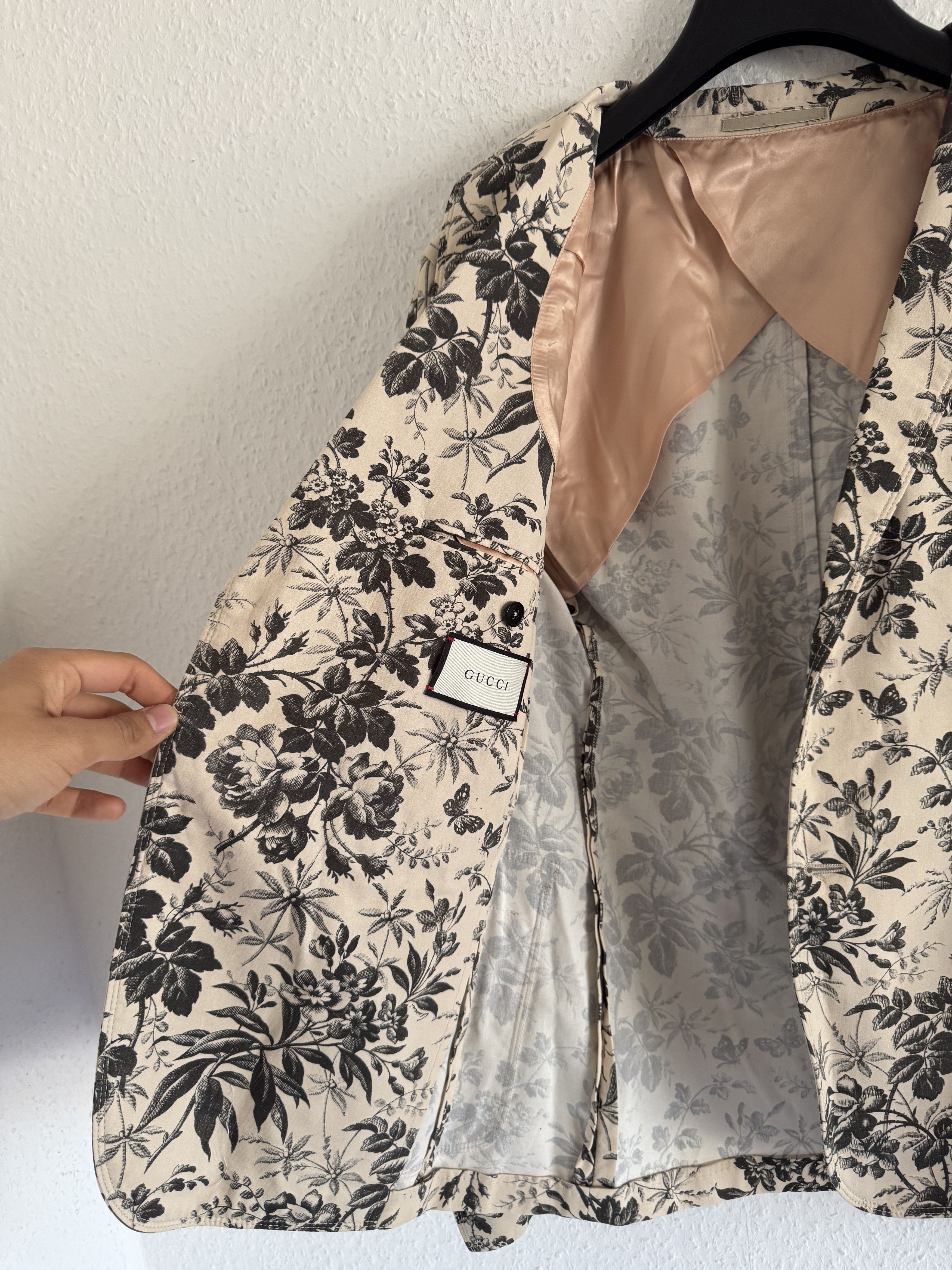 Gucci Floral print tailored blazer Size 50R - 15 Thumbnail