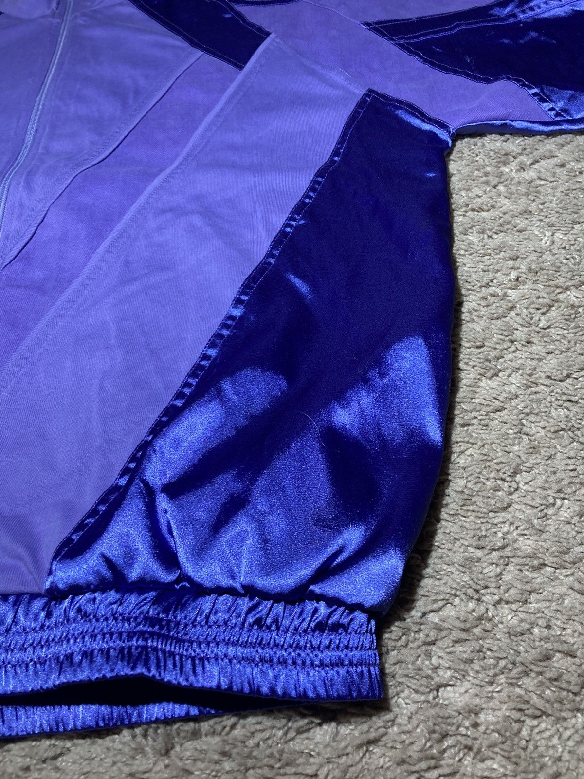 Willy Chavarria SS18 Willy Chavarria Satin Velour Track Jacket Bad Boy 2018 Size US M / EU 48-50 / 2 - 7 Thumbnail