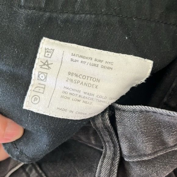 Saturdays NYC Saturdays Surf NYC Luke Slim Denim Jeans Cotton Size US 34 / EU 50 - 8 Thumbnail