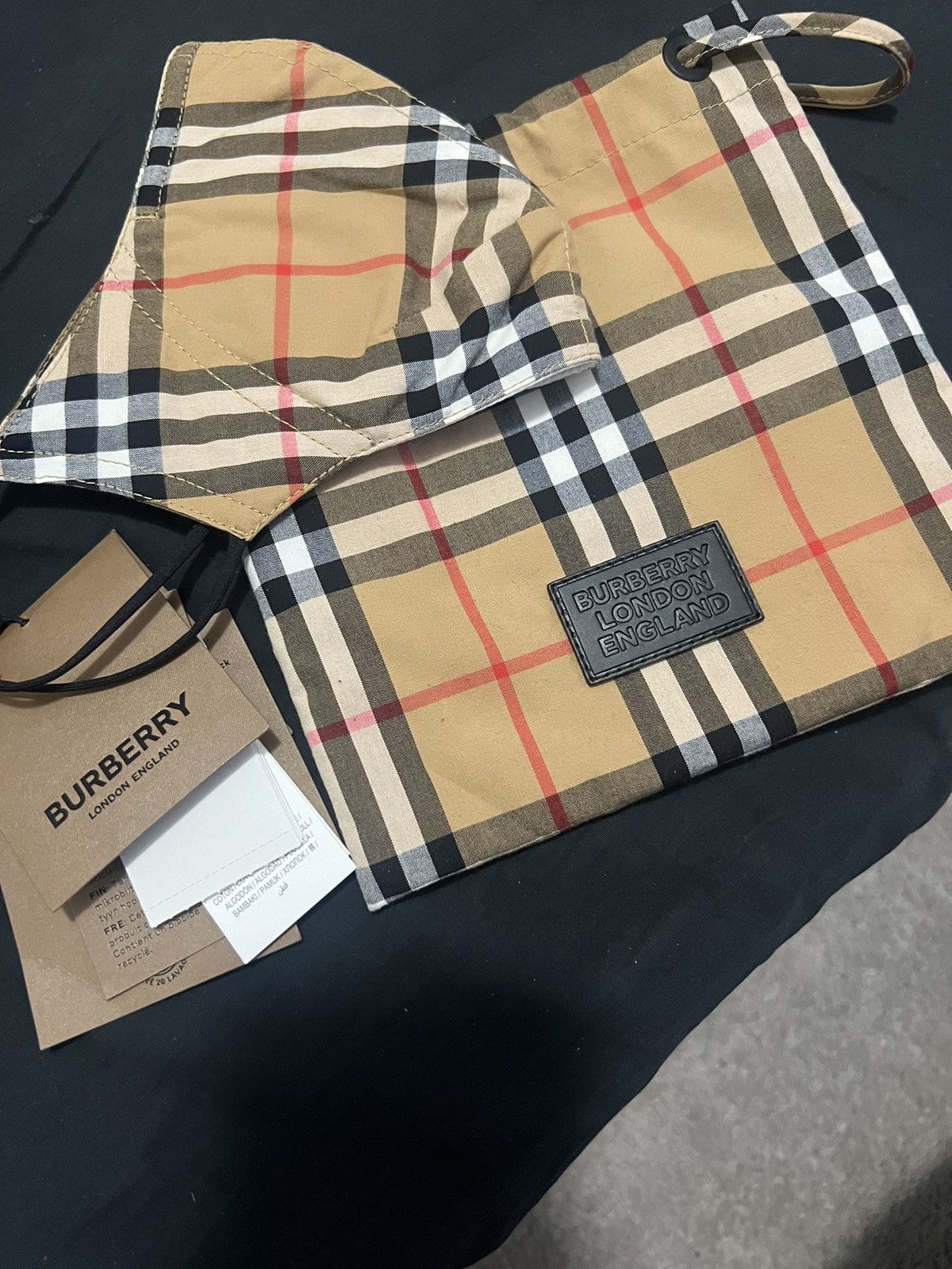 Burberry Burberry Original Face Mask Size ONE SIZE - 5 Thumbnail