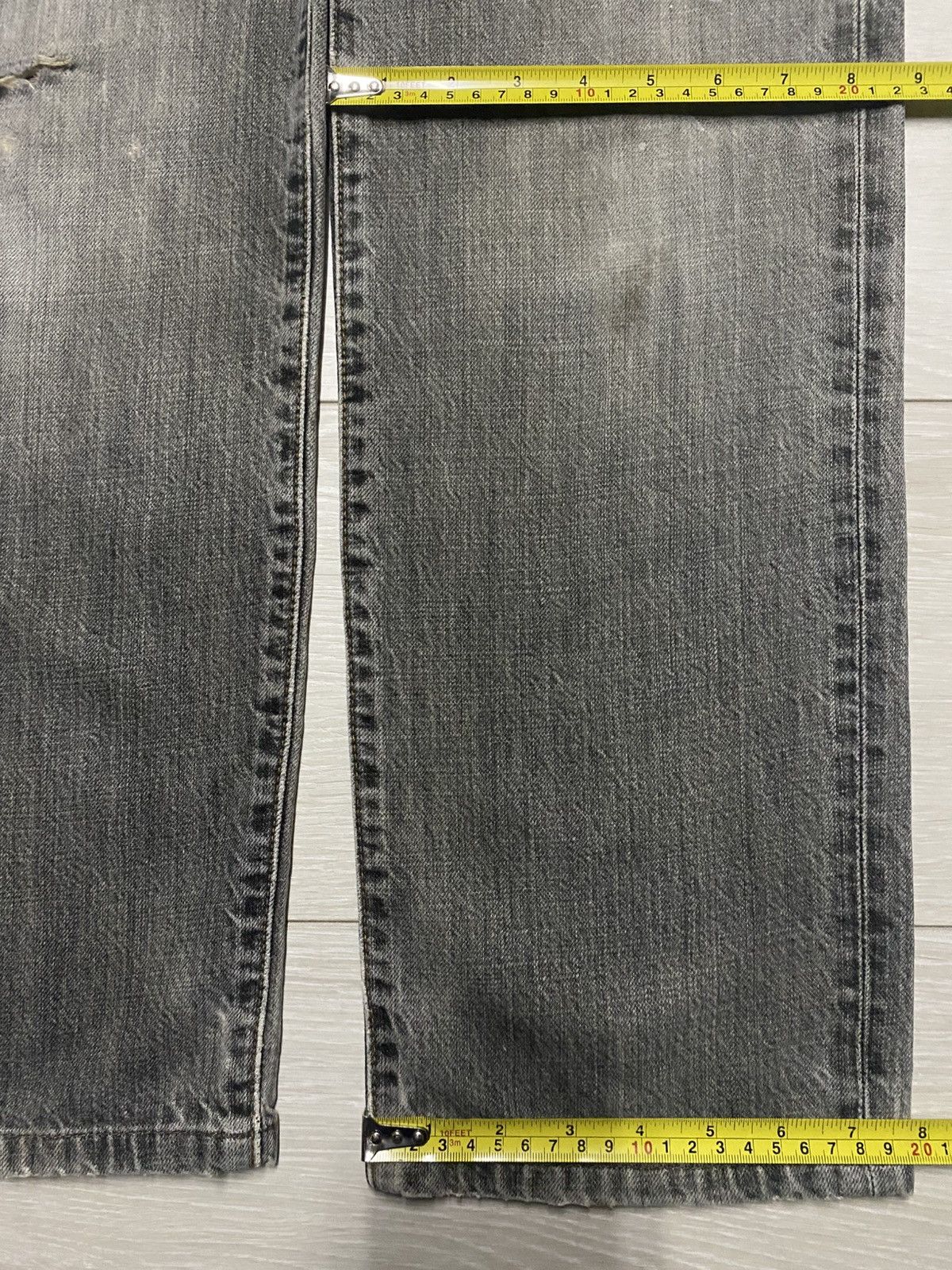 Wrangler Vintage Wrangler Faded Wash Distressed Jeans Size US 29 - 16 Thumbnail