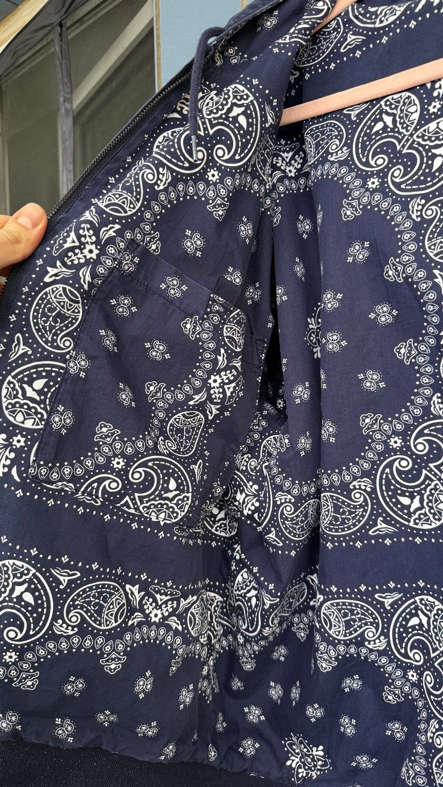 Carhartt Carhartt blue reversible OG Bandana Active hooded Jacket Size US L / EU 52-54 / 3 - 5 Thumbnail