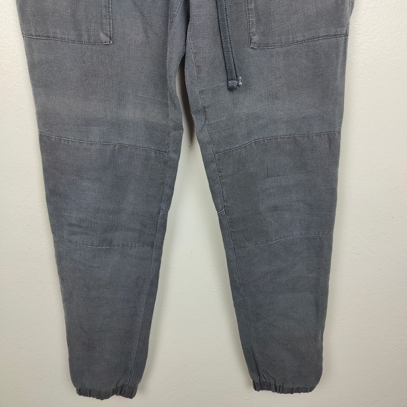 James Perse Standard James Perse Pants Womens 0 XS Soft Black Linen Size 26" / US 2 / IT 38 - 3 Thumbnail