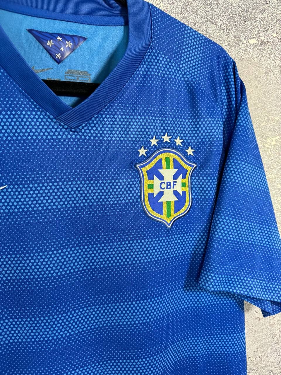 Nike Vintage Brazil National Team 2014 Nike Soccer Jersey Size US L / EU 52-54 / 3 - 8 Thumbnail