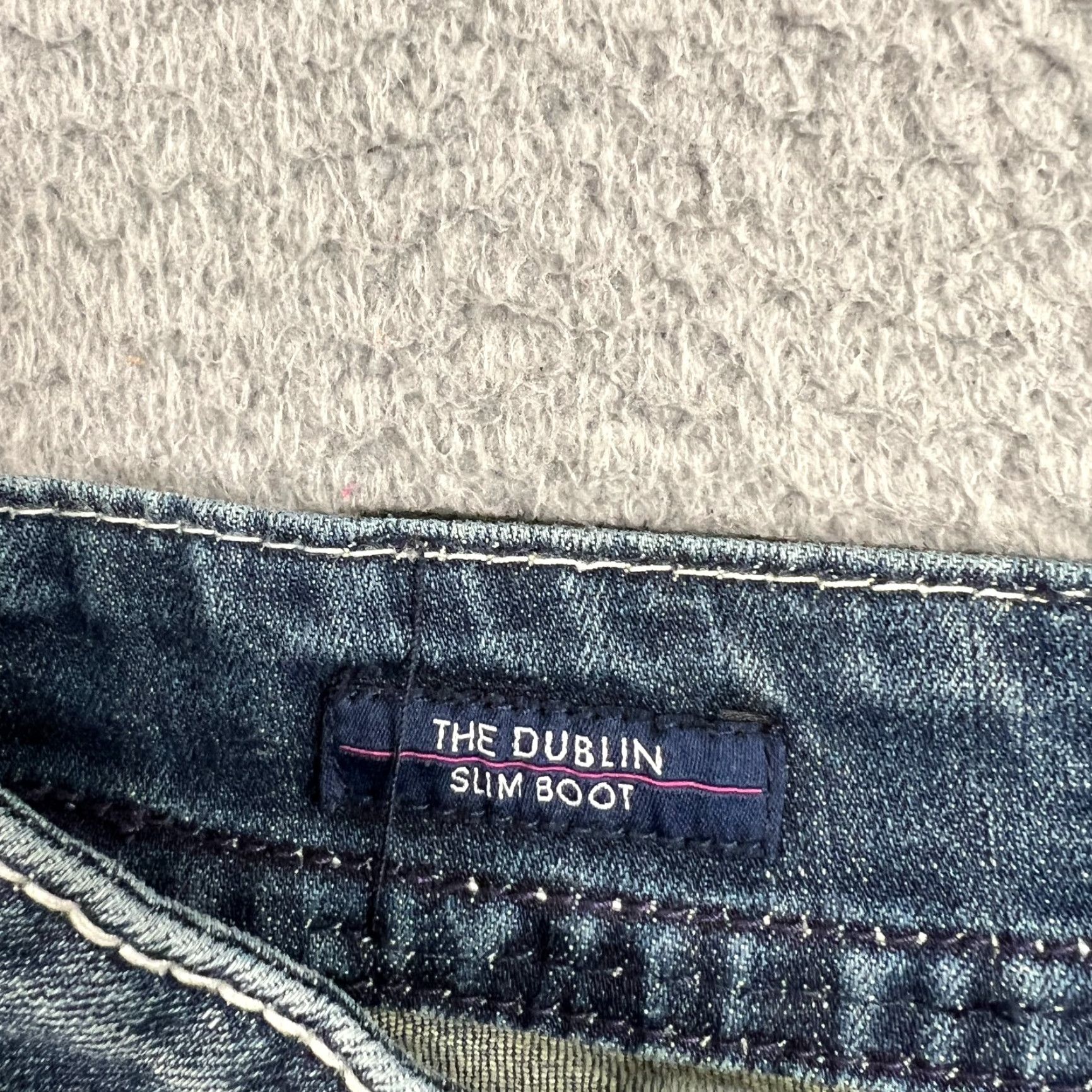 Vintage VIGOSS Slim Boot Jeans Women's Size 4 Blue Stretch Denim 5-Pocket Mid Rise Size 27" / US 4 / IT 40 - 7 Thumbnail