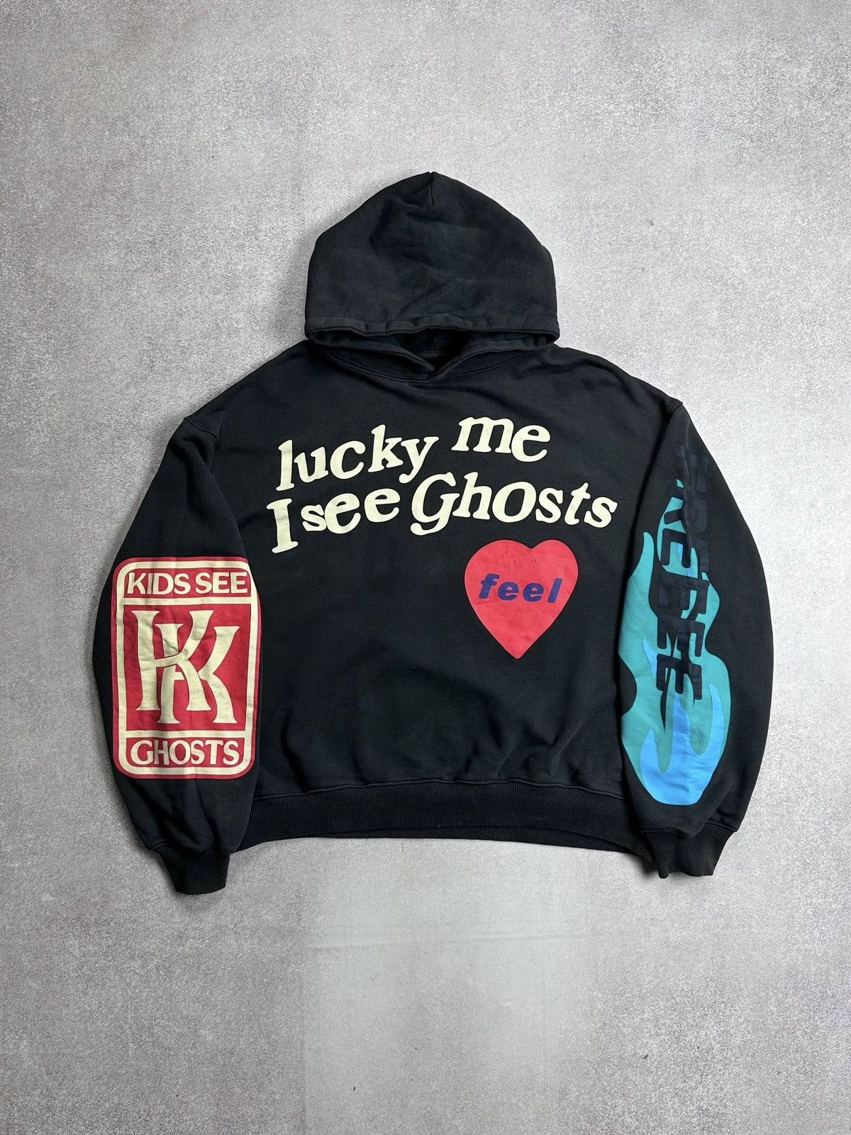 Vintage Kanye West Kid Kudy Kids See Ghost Boxy Hoodie L Size US L / EU 52-54 / 3 - 1 Thumbnail
