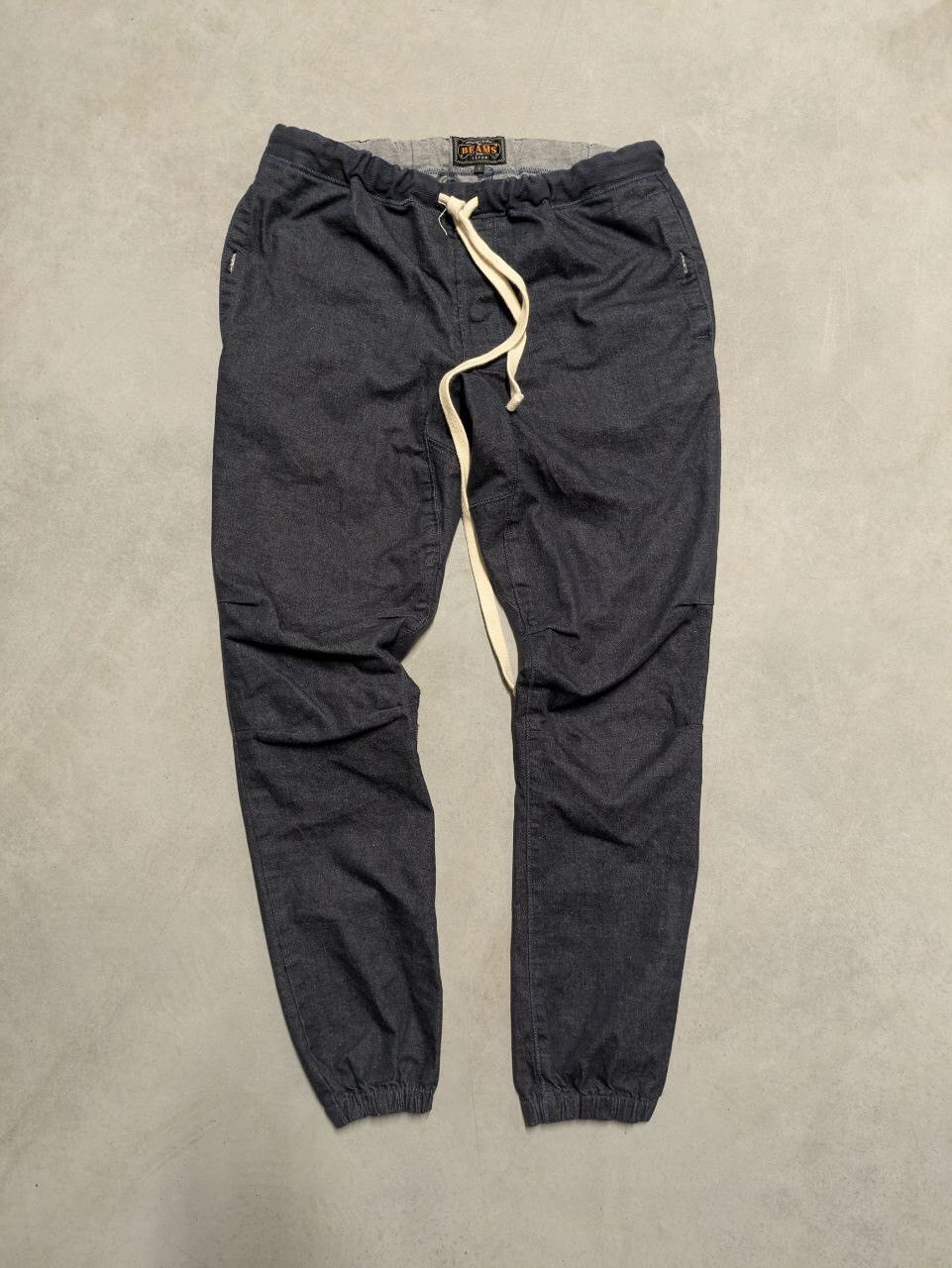 Beams Plus × Japanese Brand Beams+ denim pattern joggers Size US 29 - 1 Thumbnail