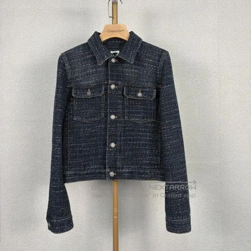 Dior Dior Dark Blue Cotton Women's Jacket . Size XS / US 0-2 / IT 36-38 - 1 Thumbnail