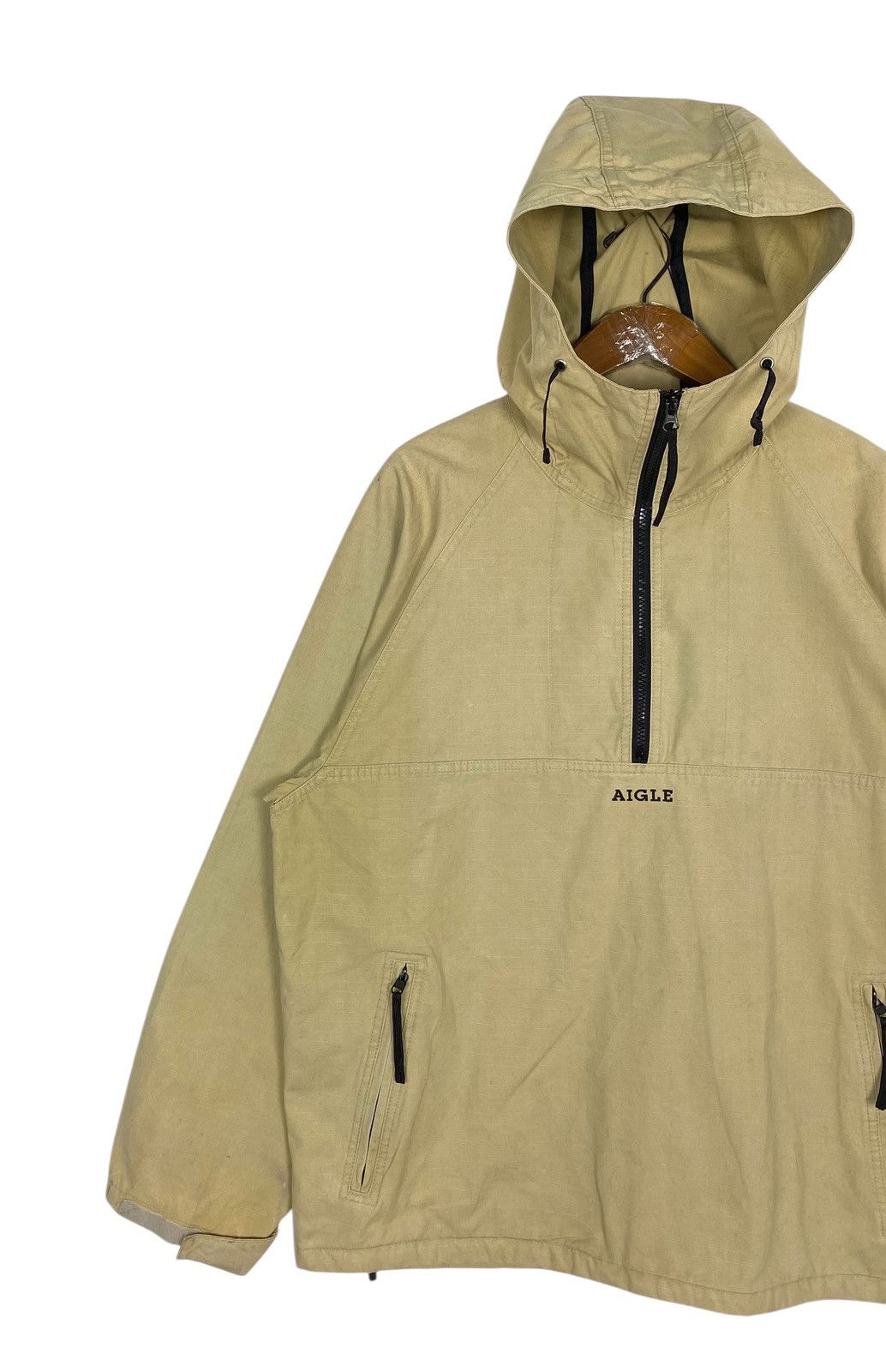 Aigle Rare‼️ Aigle Hoodie Jacket Half Zip Size US M / EU 48-50 / 2 - 2 Thumbnail