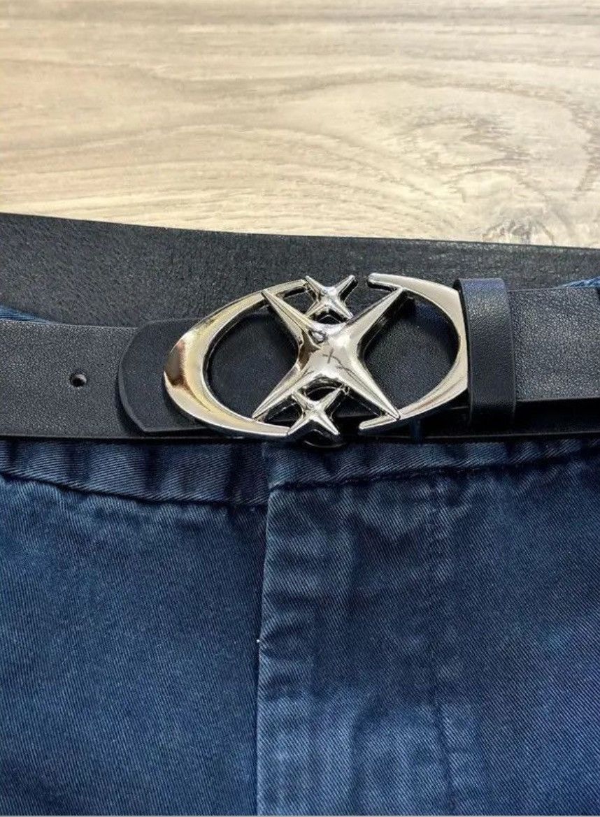 Japanese Brand × Vitaly Design Black Triple Star Belt Size 30 - 1 Thumbnail