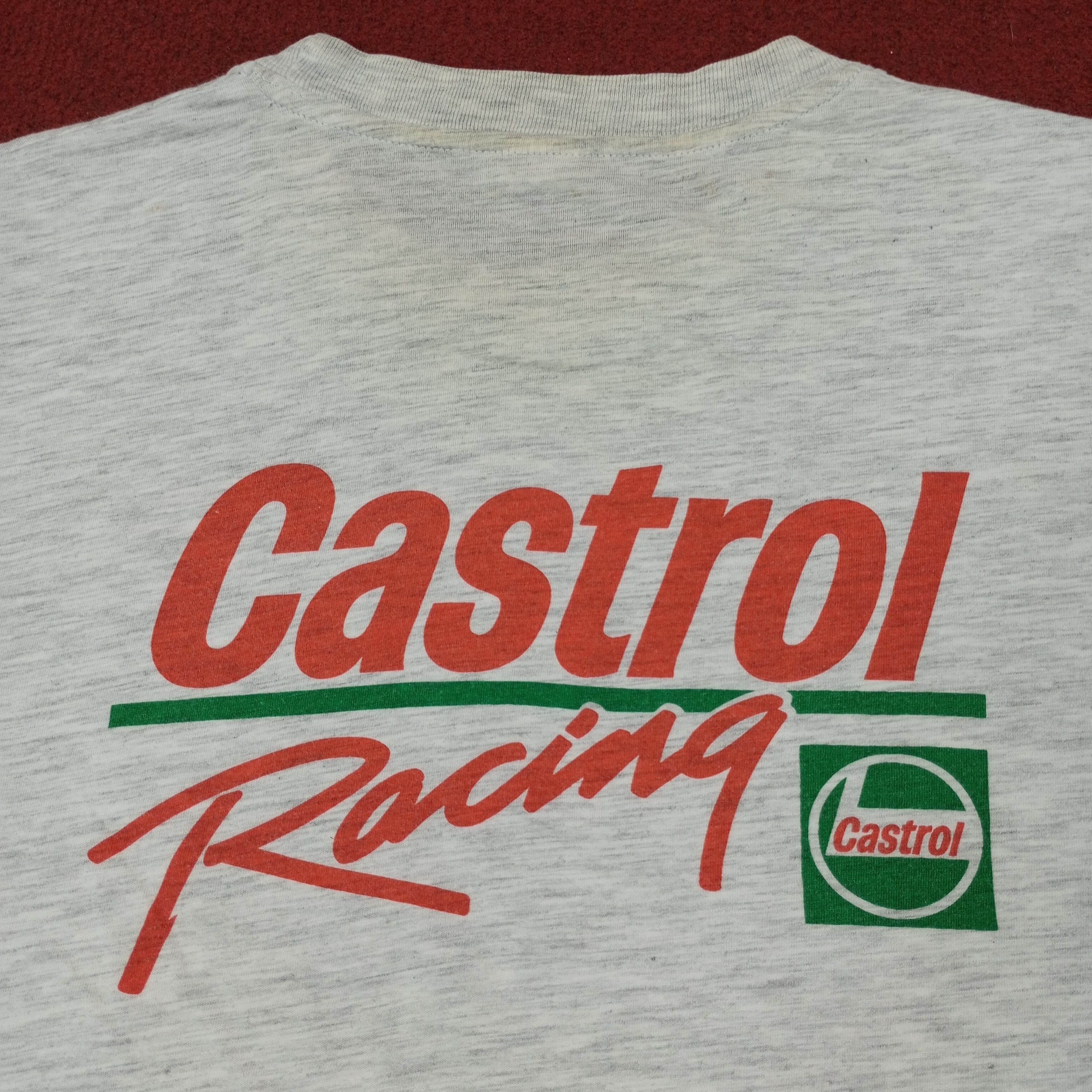 Vintage Castrol Racing Oil Brand Motorsports Promo Style Tshirt Size US L / EU 52-54 / 3 - 2 Thumbnail