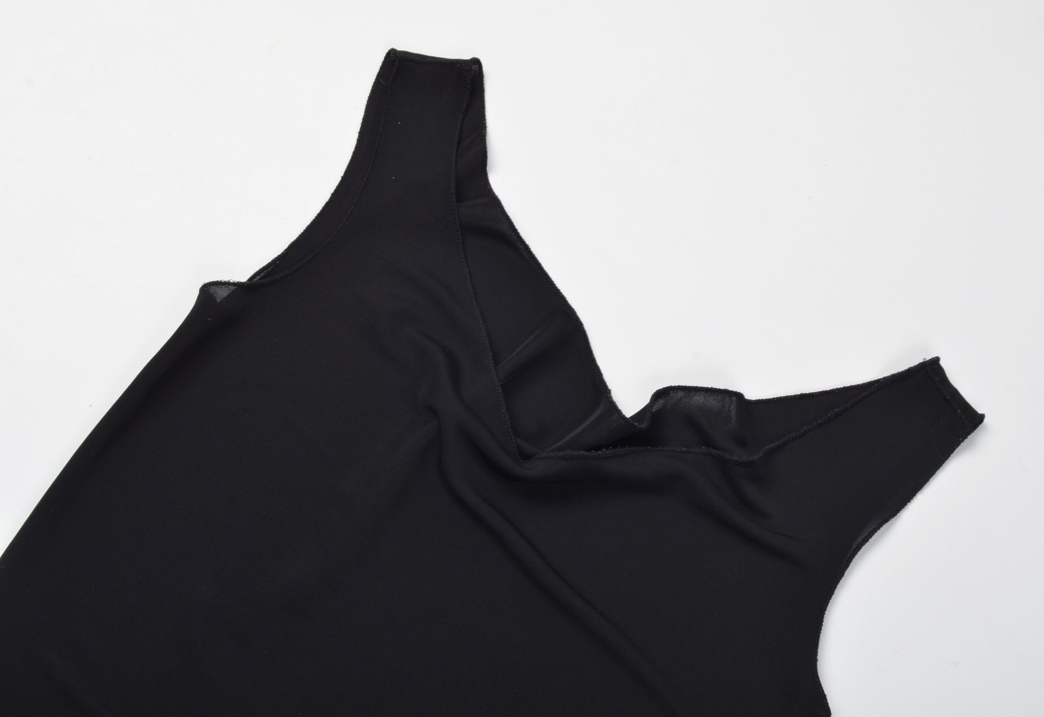 Other Vintage Germano Zama Y2K Glam Black Draped Top Size M / US 6-8 / IT 42-44 - 4 Thumbnail