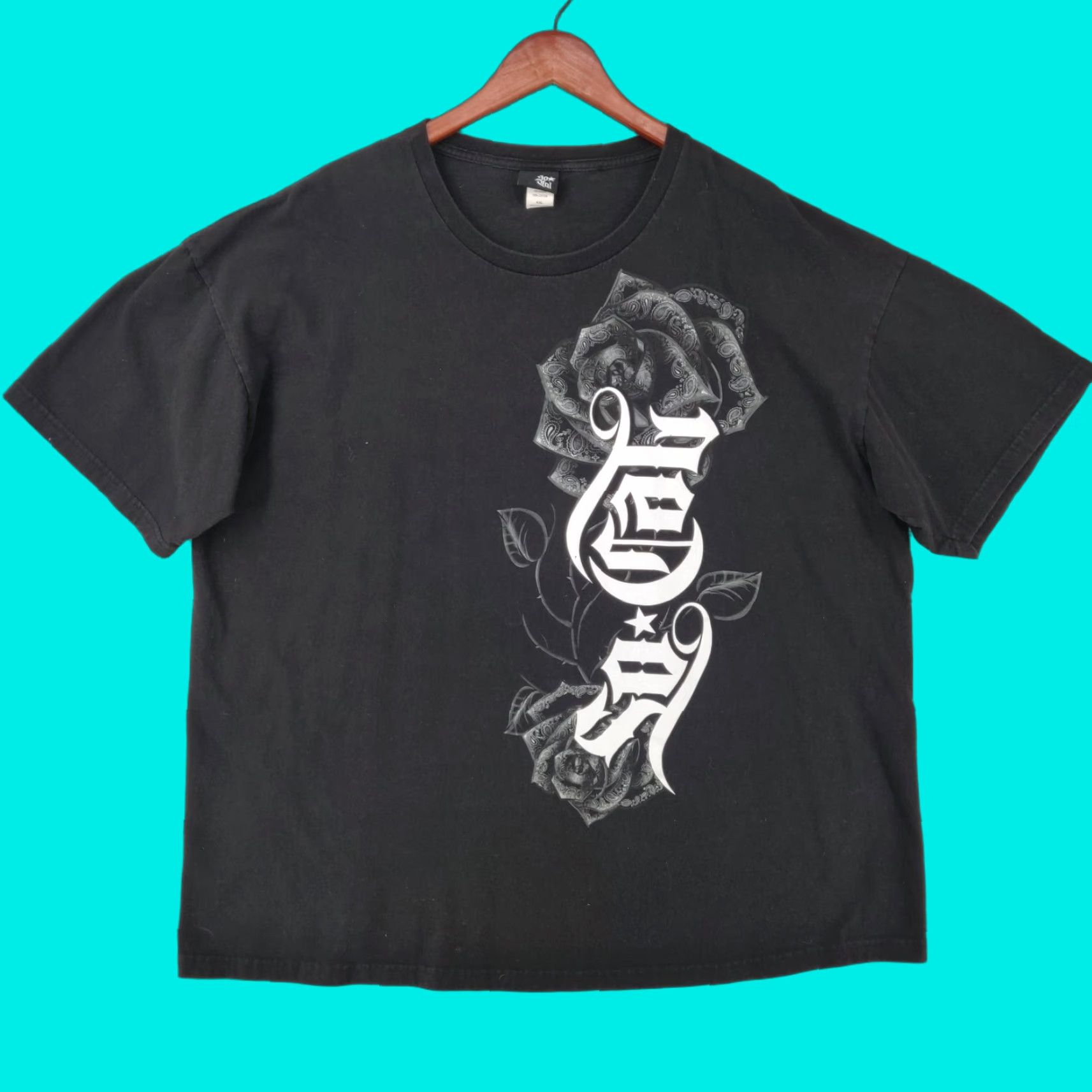 No Fear VINTAGE No Fear So Cal T Shirt Mens 2XL XXL Black Roses Short Sleeve Crew Neck Hip Hop 90s Size US XXL / EU 58 / 5 - 1 Thumbnail
