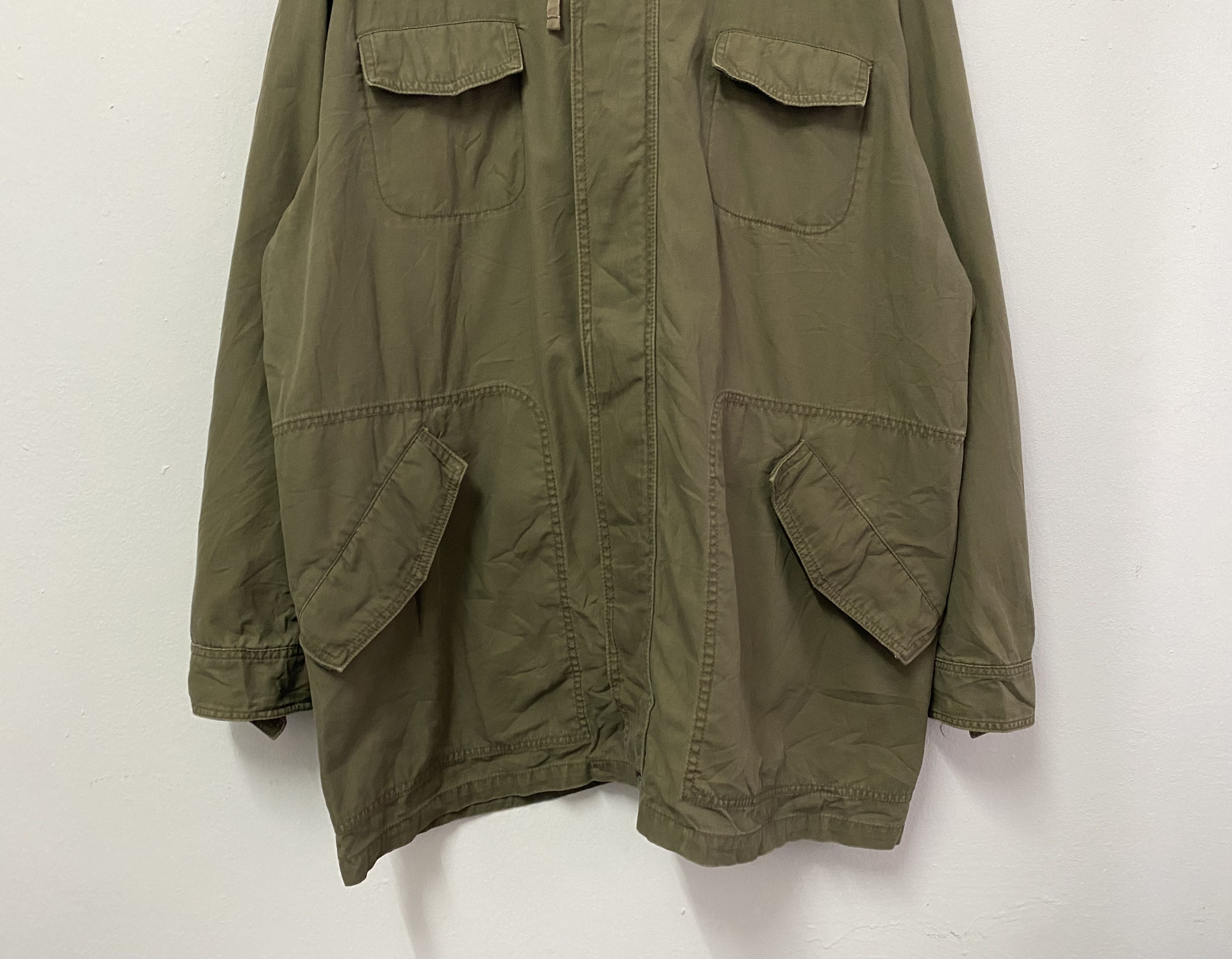 Converse Vintage Converse Military Style Oversized Hoodie Jacket Size US XXL / EU 58 / 5 - 4 Thumbnail