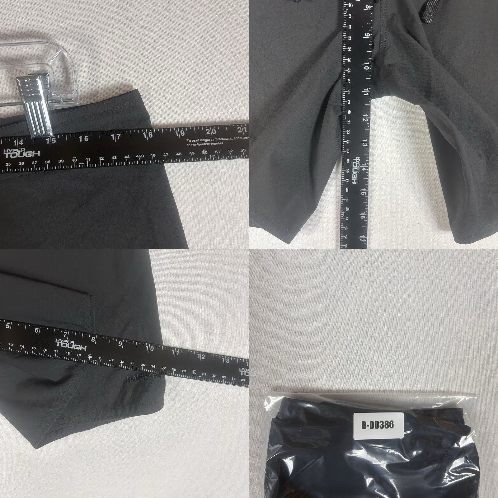 Patagonia Patagonia Drawstring Hiking Shorts Womens 12 Black Bermuda Casual Outdoor Pockets Logo Size 34" / US 12 / IT 48 - 8 Thumbnail