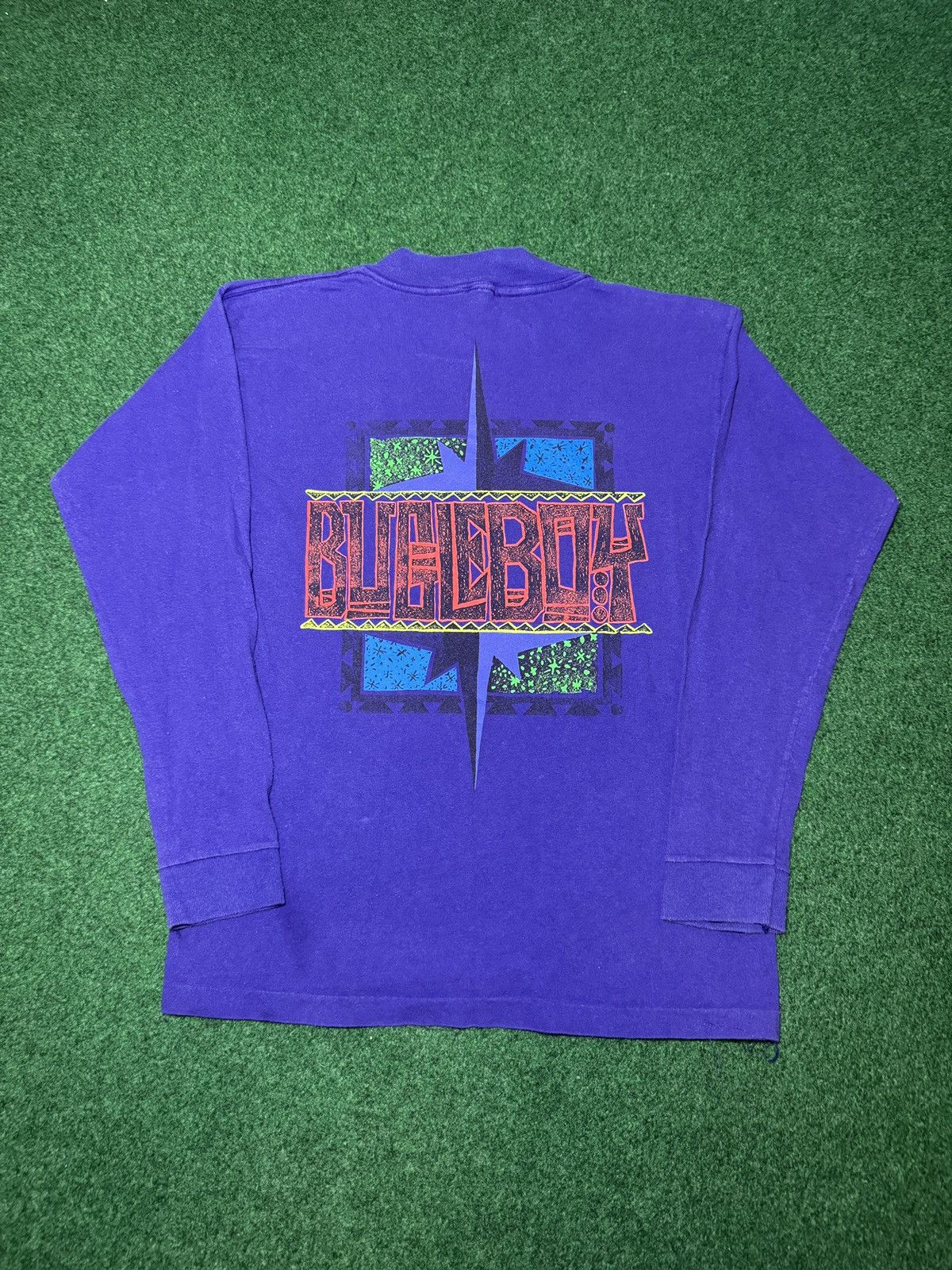 Bugle Boy Vintage 90s Bugle Boy Surfer Surf Beach Long Sleeve T Shirt Size US S / EU 44-46 / 1 - 1 Thumbnail