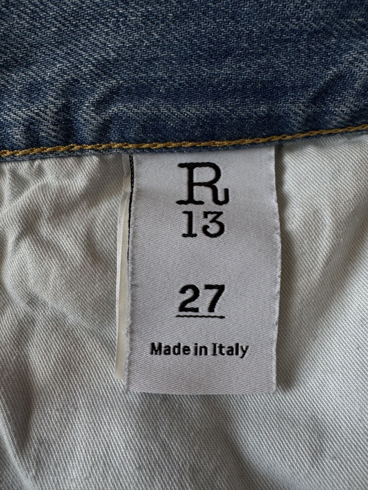 R13 🔥🔥 R13 Blue Crossover Jeans Size 27" / US 4 / IT 40 - 9 Thumbnail