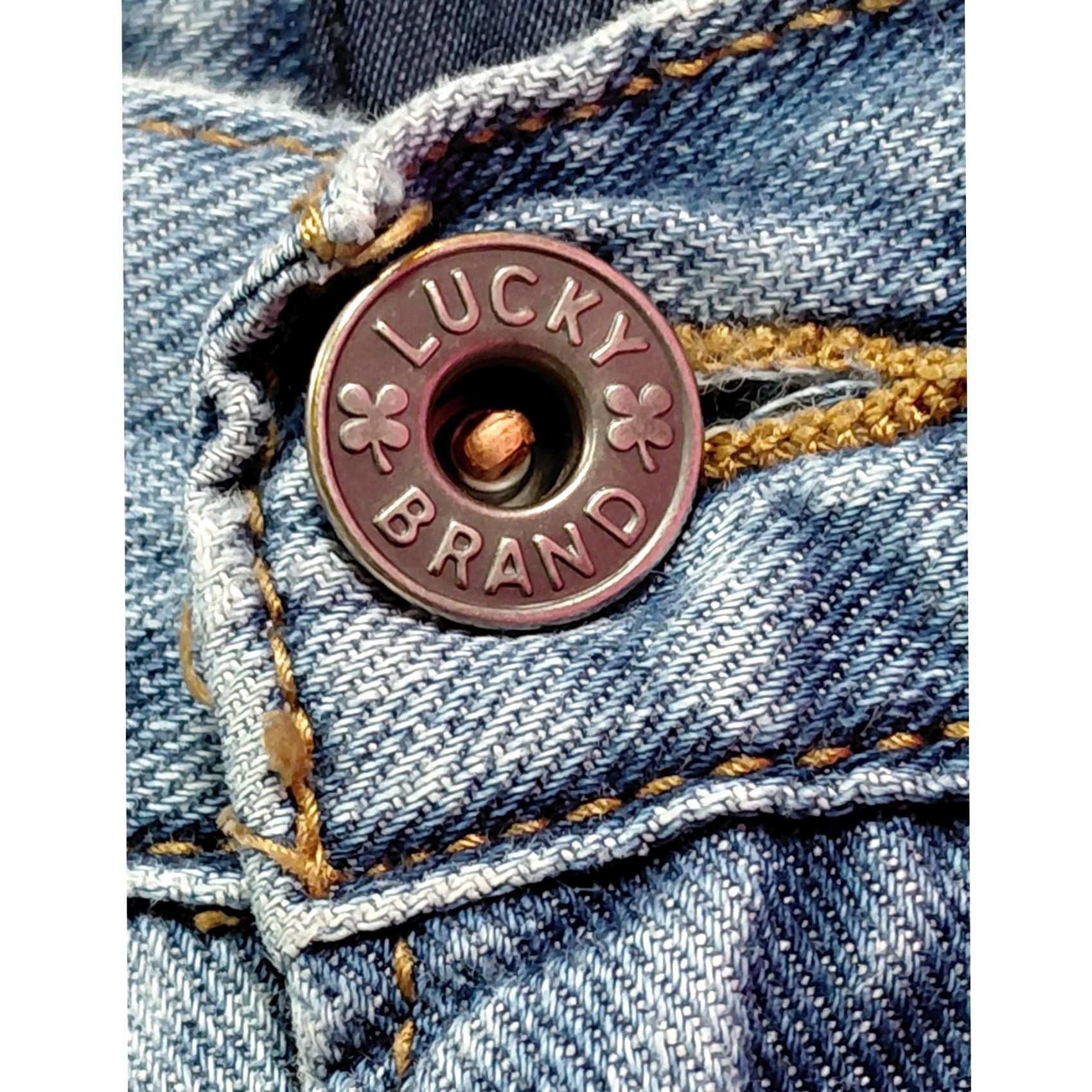 Lucky Brand Lucky Brand Linen Blue Jeans Solid Denim Linen Blend Men Size 29 x 32 Size US 29 - 5 Thumbnail
