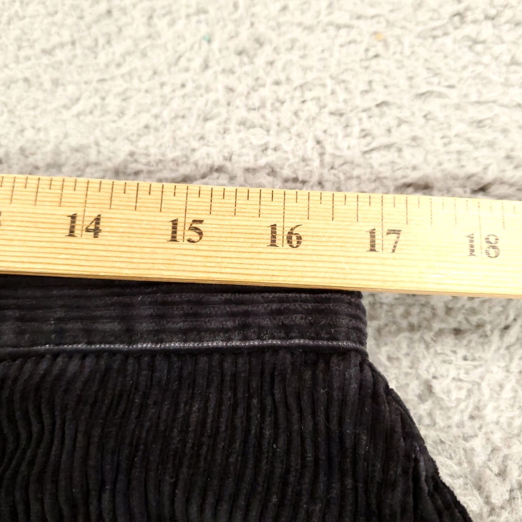 Levi's Levi's Corduroy Pants Mens 31x30 Black Cotton Mid Rise Relaxed Fit Straight Leg Pants Size US 31 - 2 Thumbnail