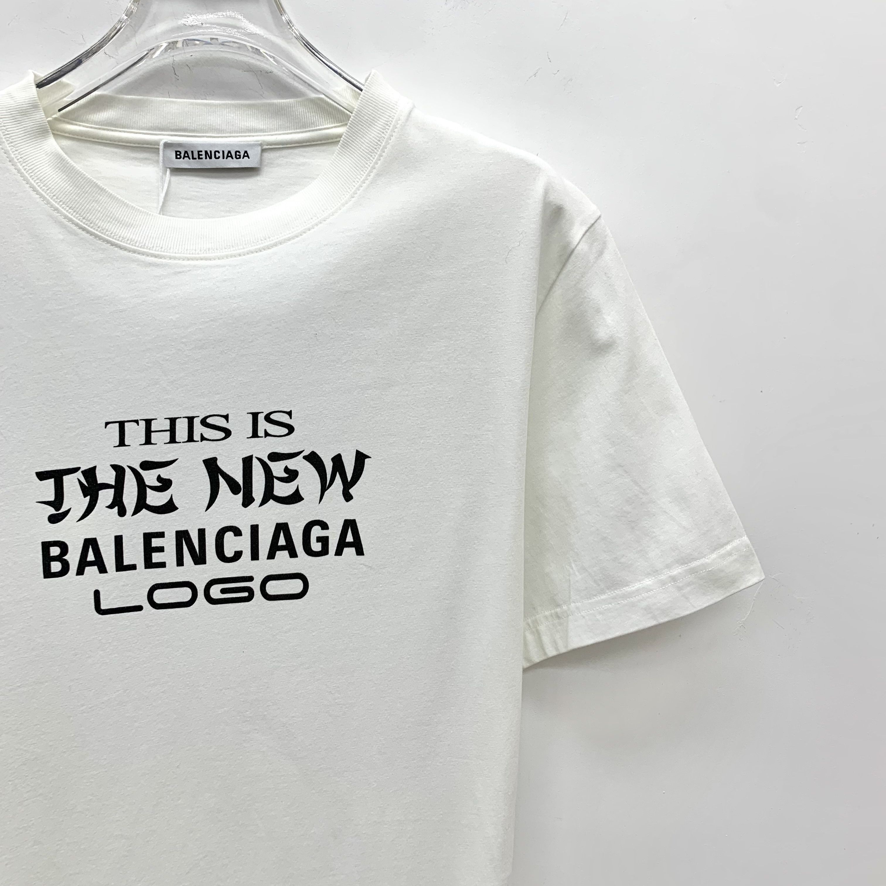Balenciaga Balenciaga Logo Print Tee White (M) Size US M / EU 48-50 / 2 - 3 Thumbnail
