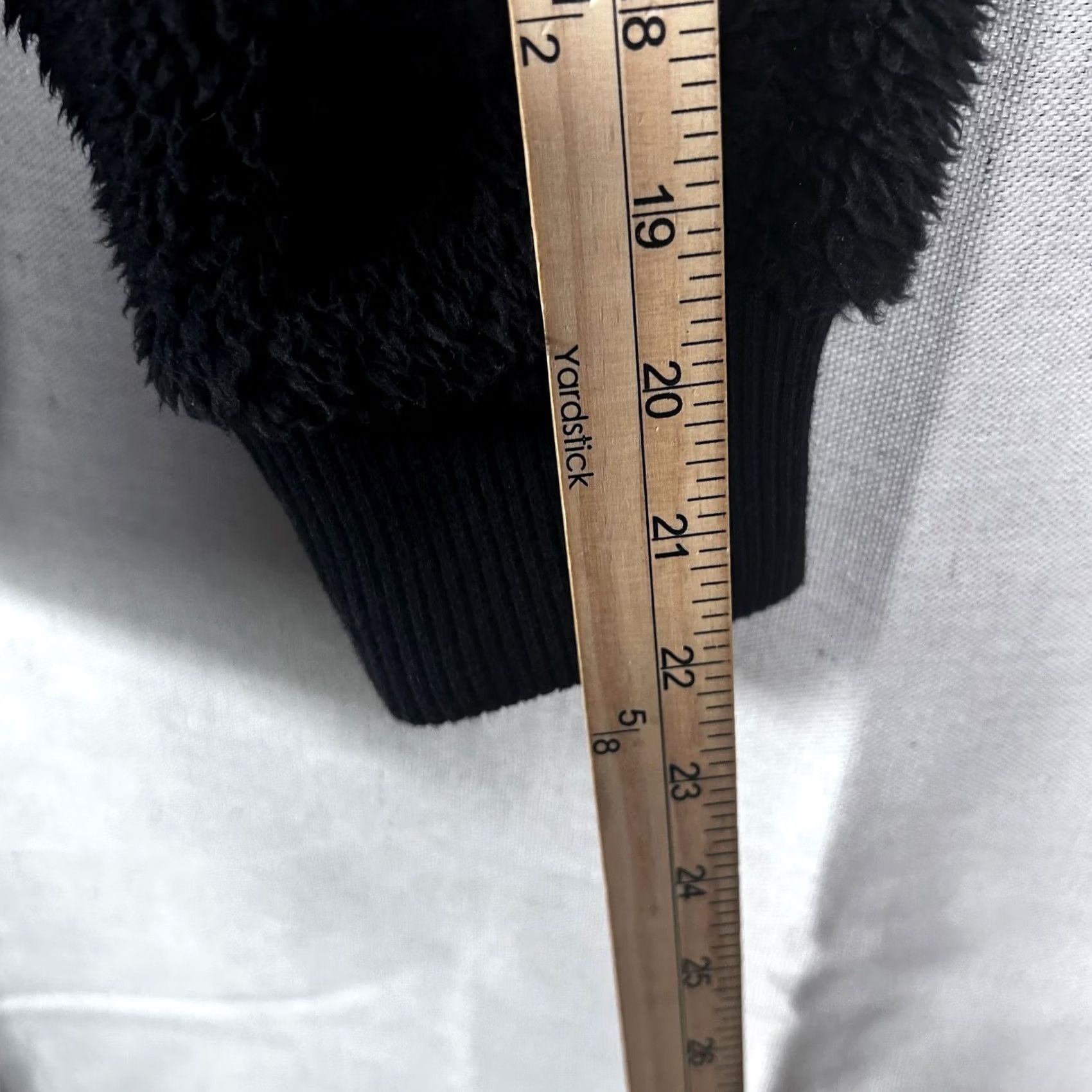 Obey OBEY N89 Propaganda Mens XS Black Sherpa Fleece Full Zip Hoodie Jacket Size US XS / EU 42 / 0 - 7 Thumbnail