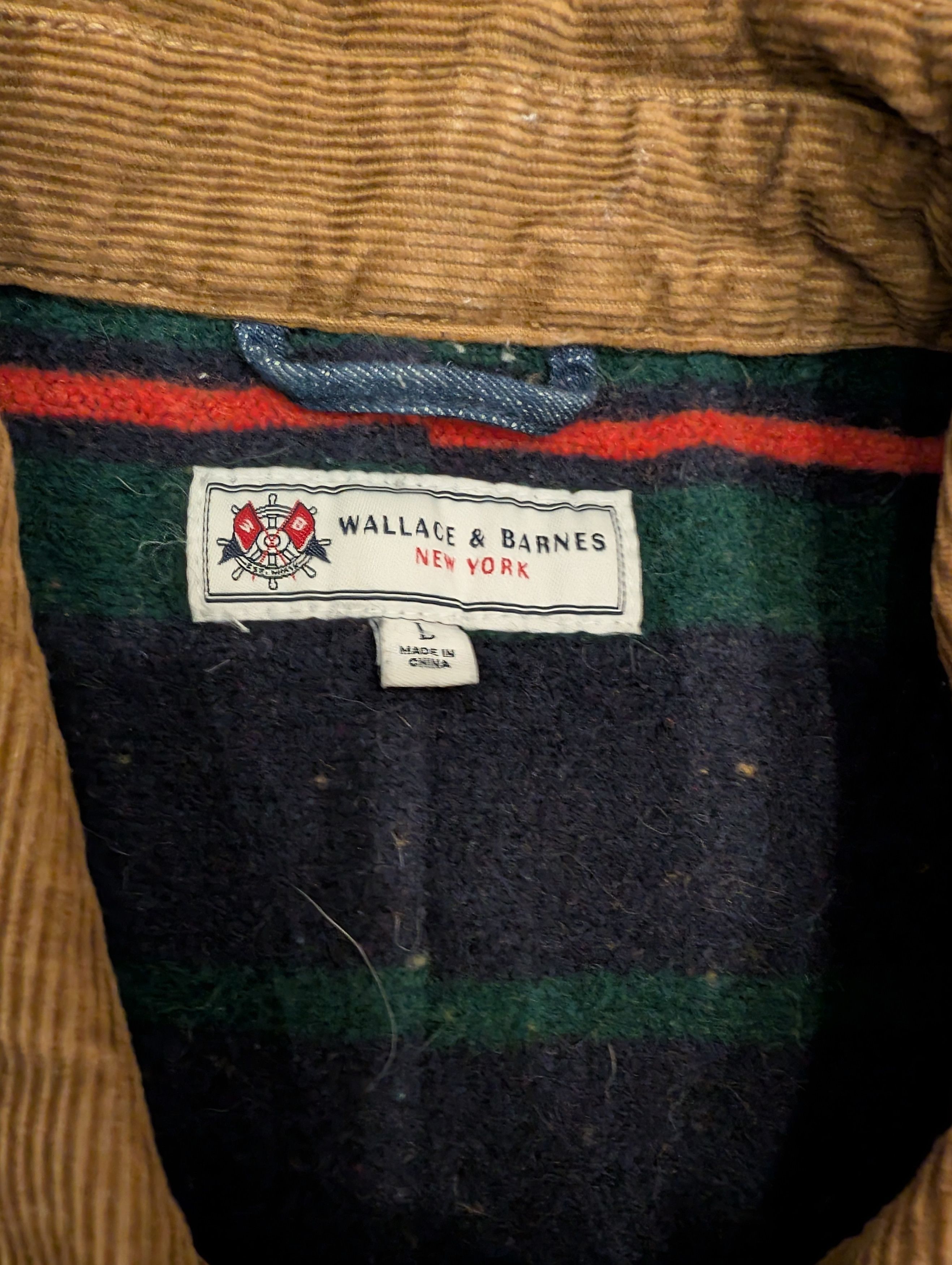 Wallace & Barnes Wallace & Barnes Wool Blanket Lined Denim Chore Coat Size US L / EU 52-54 / 3 - 3 Thumbnail