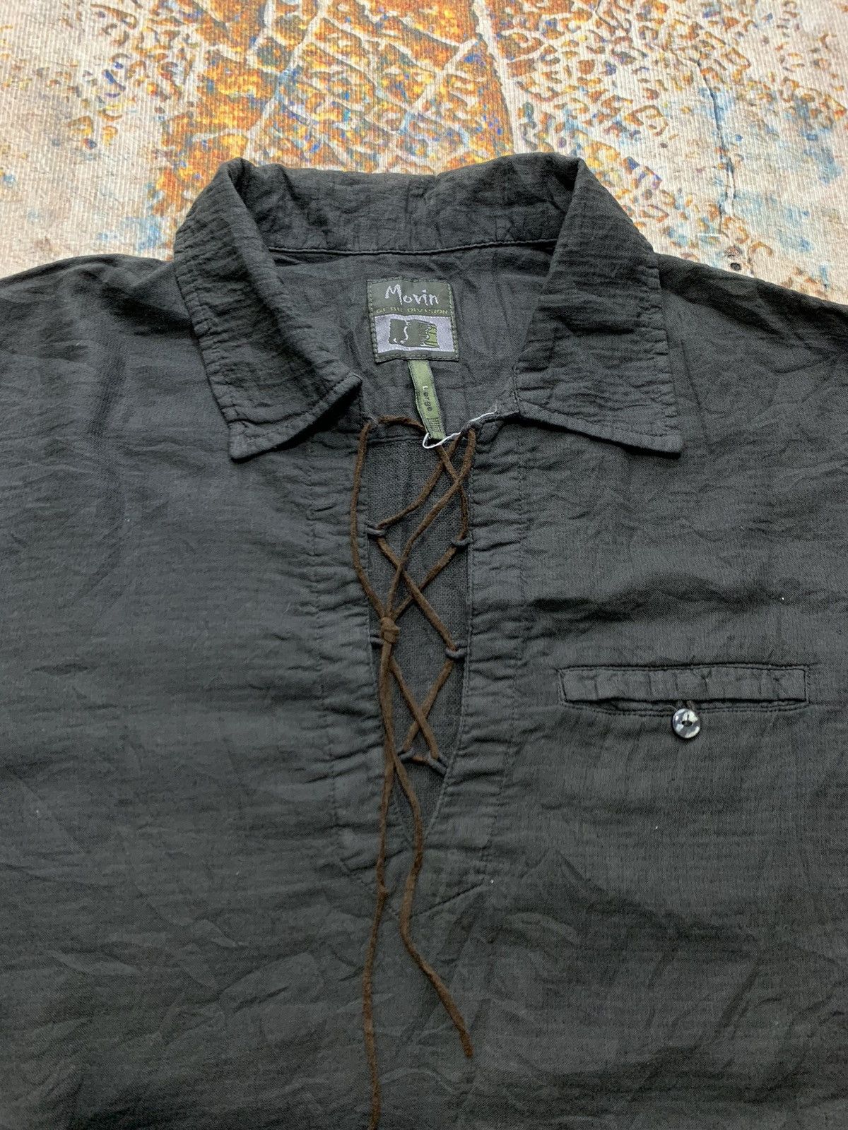 Issey Miyake Crazy Sick Japanese Movin Western Shirt Yohji Style Size US L / EU 52-54 / 3 - 3 Thumbnail