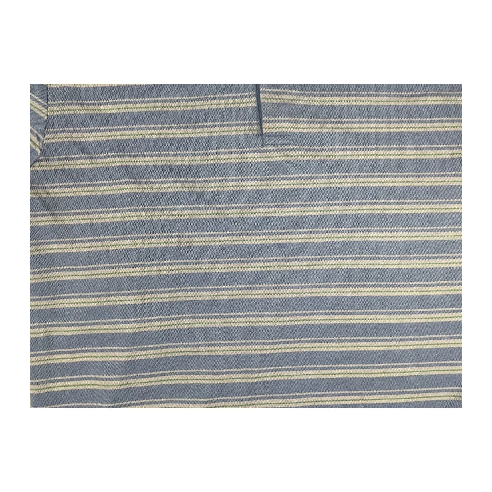 RLX Ralph Lauren Ralph Lauren RLX Mens Striped Golf Polo Shirt Performance St Size US L / EU 52-54 / 3 - 3 Thumbnail