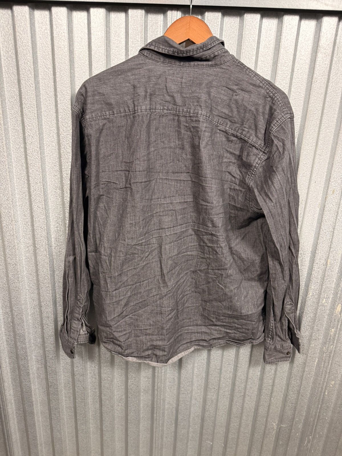 Wrangler Vintage Wrangler Dark Grey Pearl Snap Western Button Up Size US XL / EU 56 / 4 - 9 Thumbnail