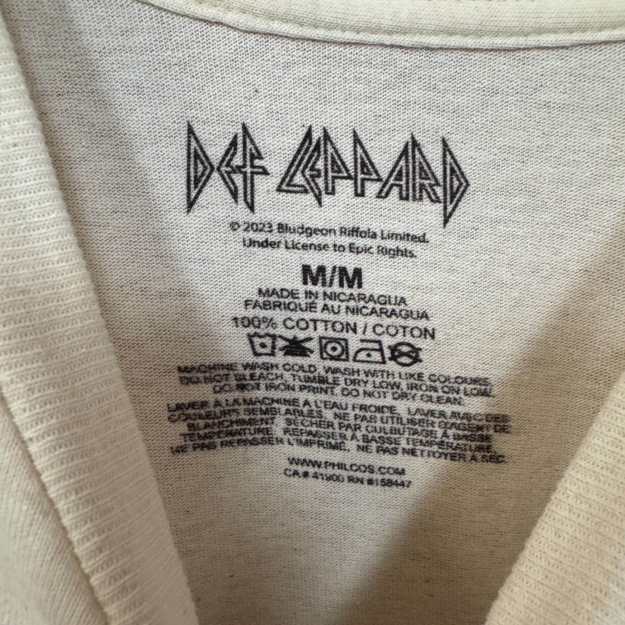 Def Leppard Def Leppard Animal 1987 Americana Tattoo Heavy Metal Tee M Size US M / EU 48-50 / 2 - 4 Thumbnail