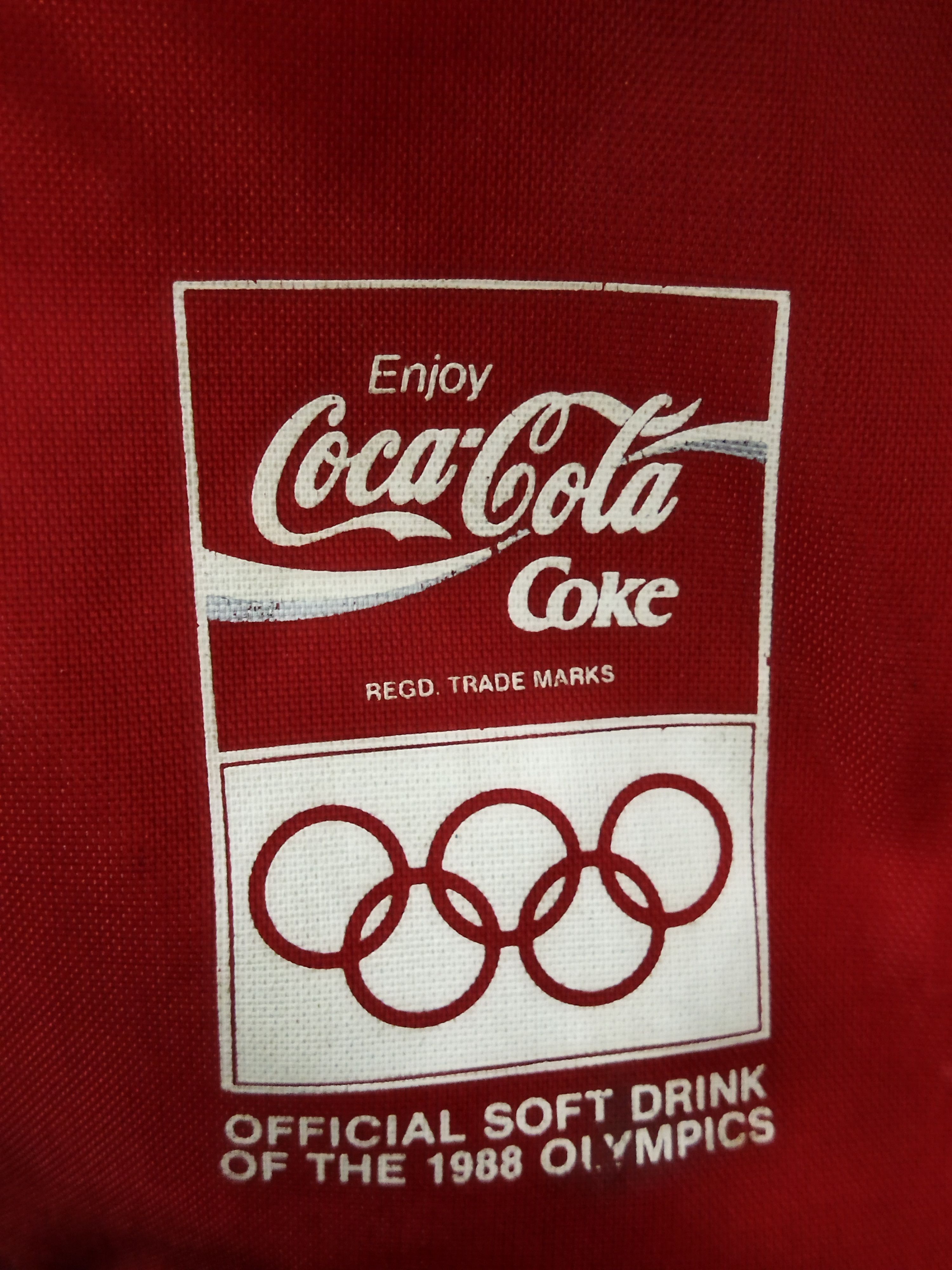 Coca Cola Vintage 1988 Olympics Coca Cola Duffle Bag Size ONE SIZE - 5 Thumbnail