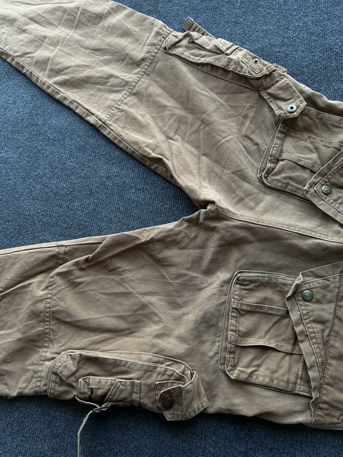 Other 🚨RARE 90s MULTIPOCKET Stone Wash BROWN Jeans Mens 30 Size US 30 / EU 46 - 12 Thumbnail