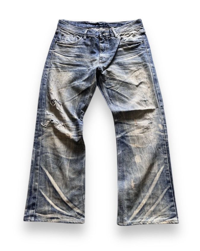Plan B Flared Plan B European Denim Jeans Faded Vintage Size US 34 / EU 50 - 1 Thumbnail